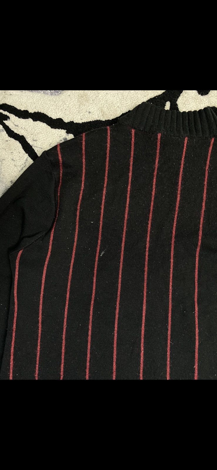 Versace Jeans Couture × Vintage Mens Vintage Versace Jeans Couture Knited Striped Sweater Size US S / EU 44-46 / 1 - 11 Thumbnail