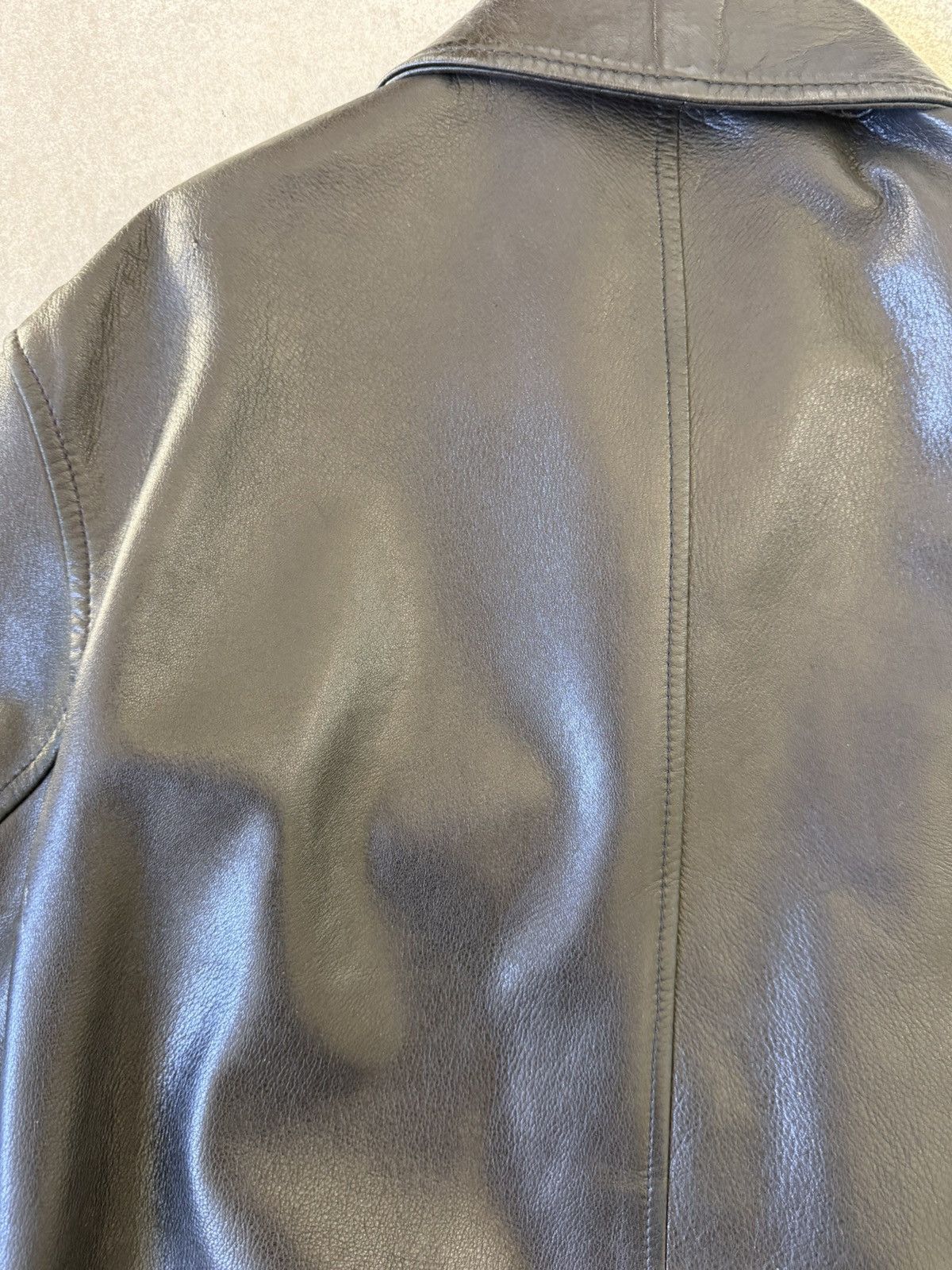 Prada Prada Leather Coat Size US M / EU 48-50 / 2 - 13 Thumbnail