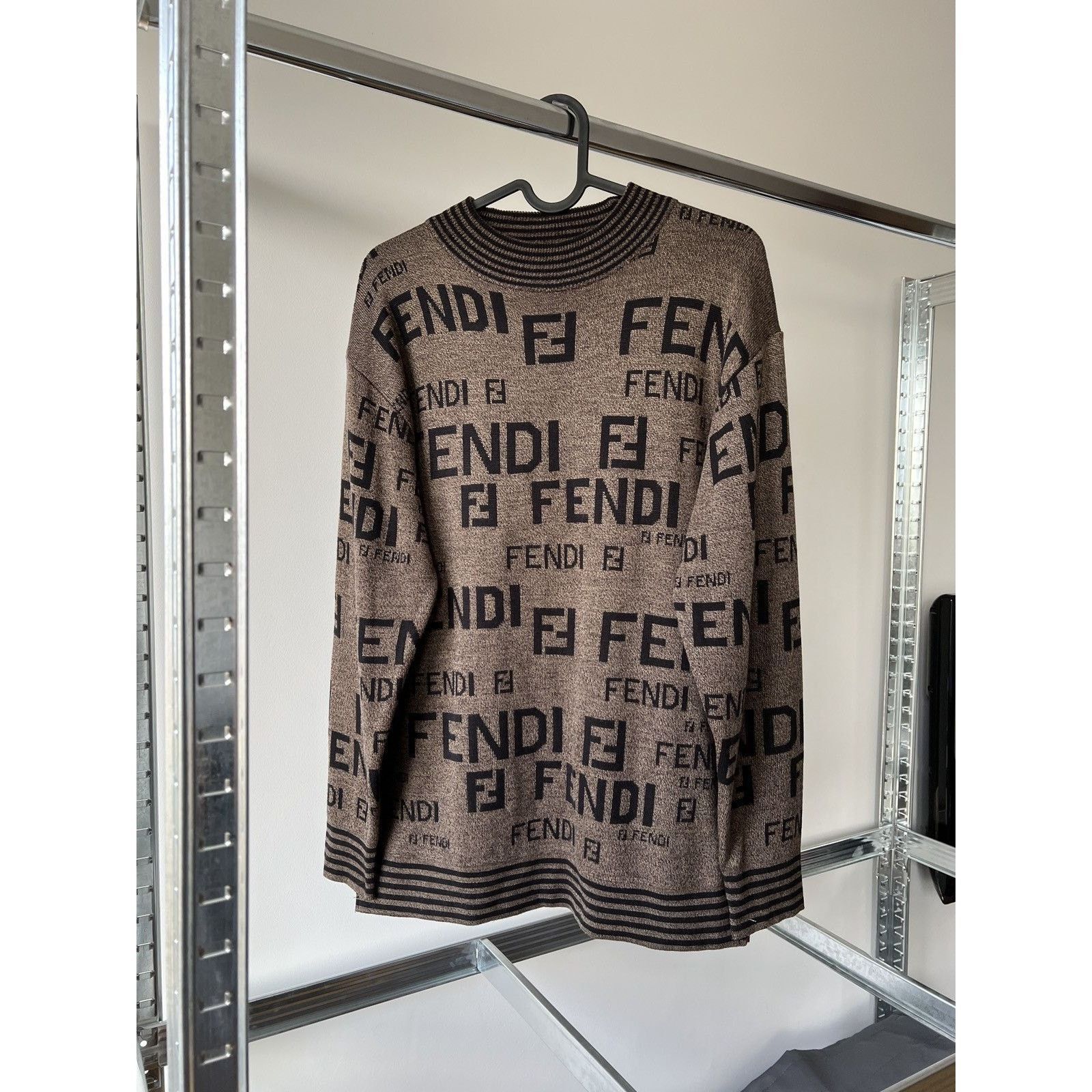 Fendi Fendi zucca ff monogram vintage wool sweater Size US S / EU 44-46 / 1 - 1 Thumbnail