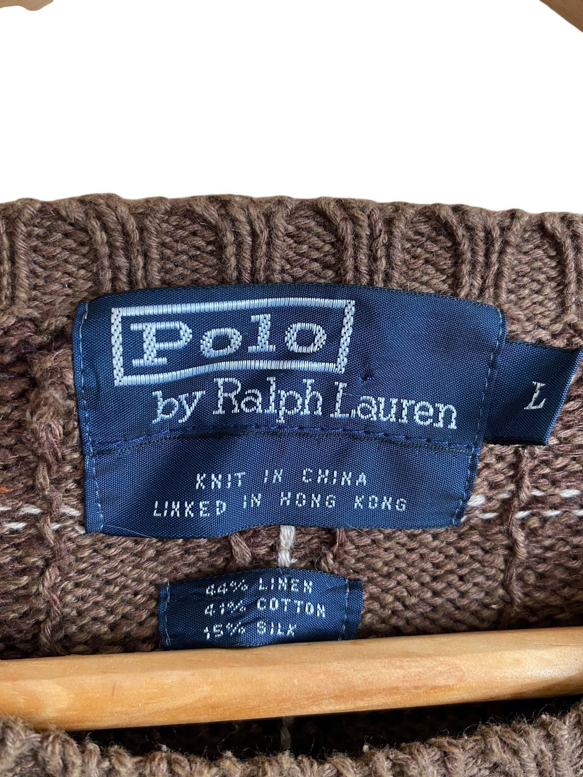 Polo Ralph Lauren Vintage Brand Polo Ralph Lauren Knitwear 1990s Size US L / EU 52-54 / 3 - 9 Thumbnail