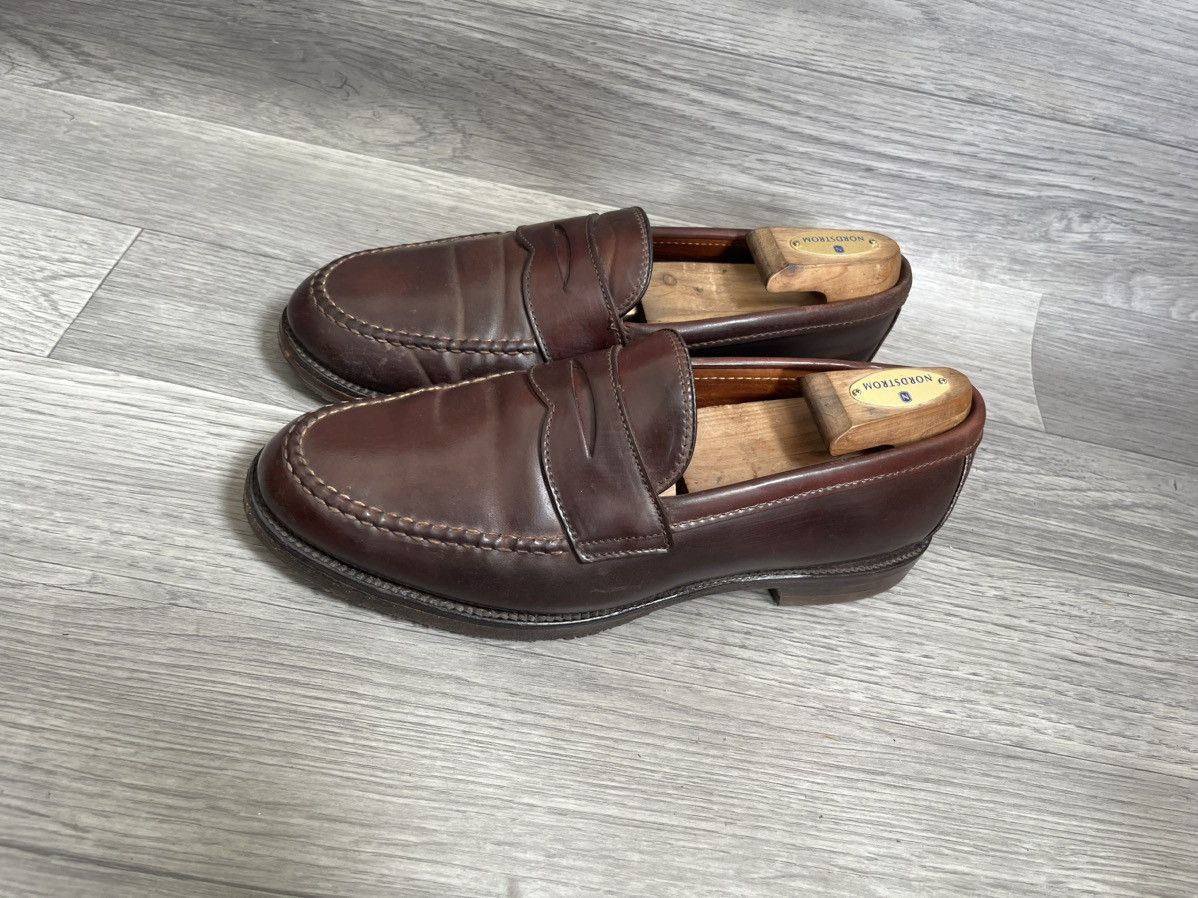 Alden Alden shell cordovan penny loafers Size US 8.5 / EU 41-42 - 5 Thumbnail