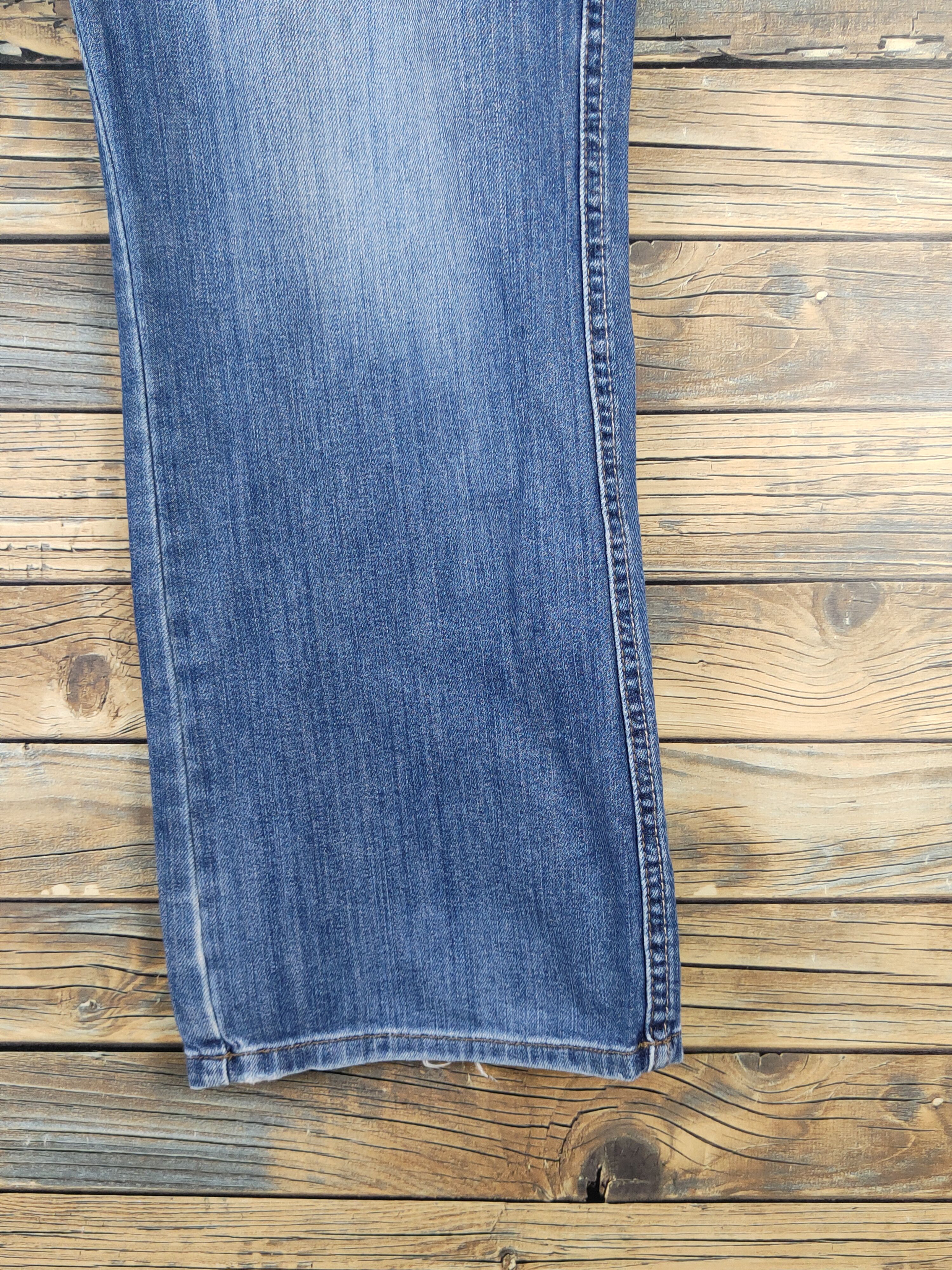 Calvin Klein Calvin Klein Blue Distressed Ripped Jeans #W1494 Size 36" / US 14 / IT 50 - 6 Thumbnail