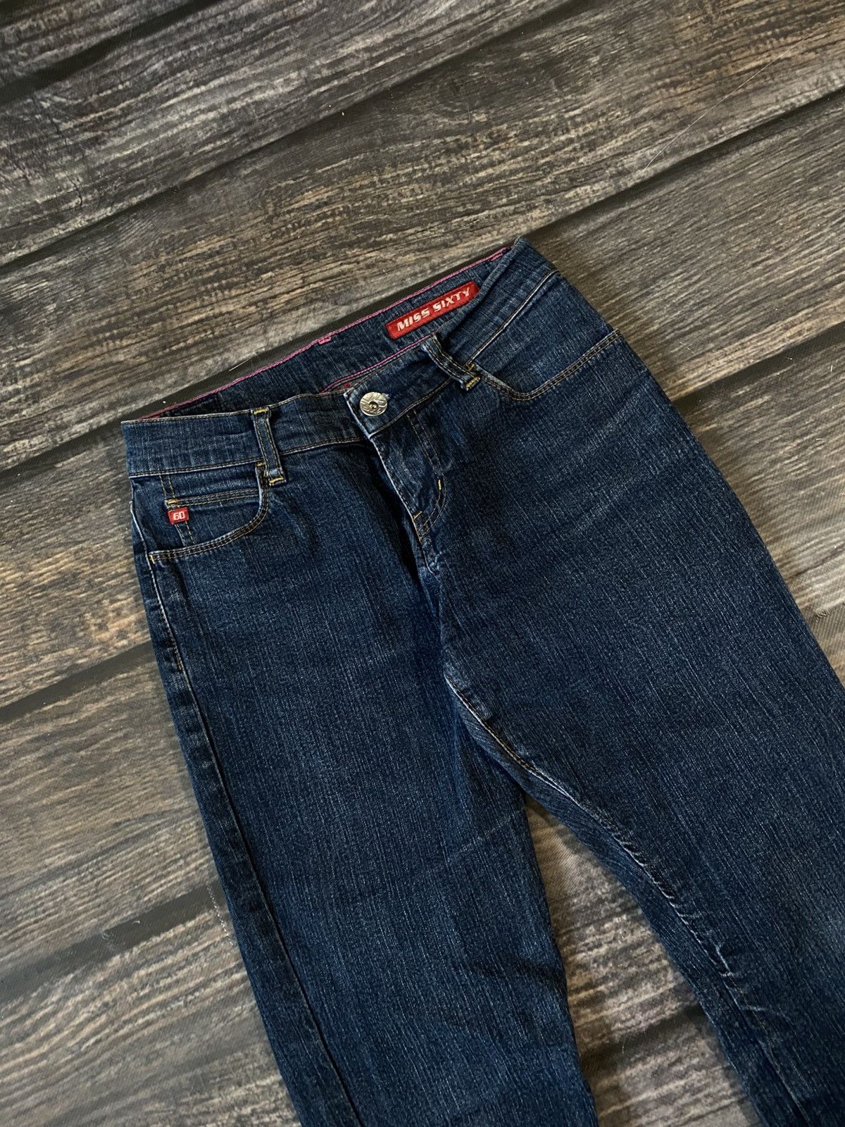 Miss Sixty y2k Miss Sixty Big Logo Denim Pants Size 27" / US 4 / IT 40 - 8 Thumbnail