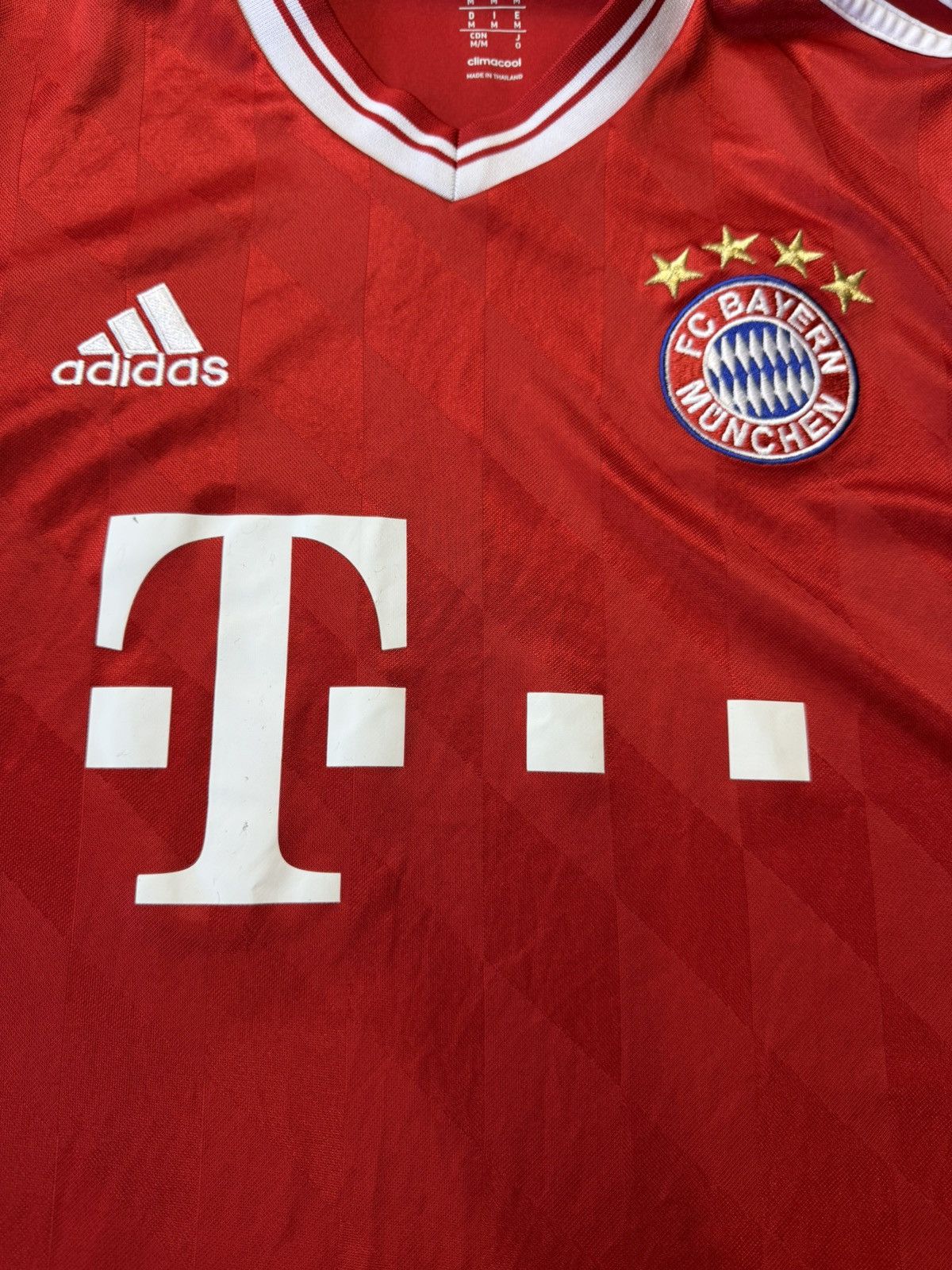 Vintage BAYERN MUNICH 2013 HOME FOOTBALL SHIRT MENS ADIDAS JERSEY Size US M / EU 48-50 / 2 - 8 Thumbnail