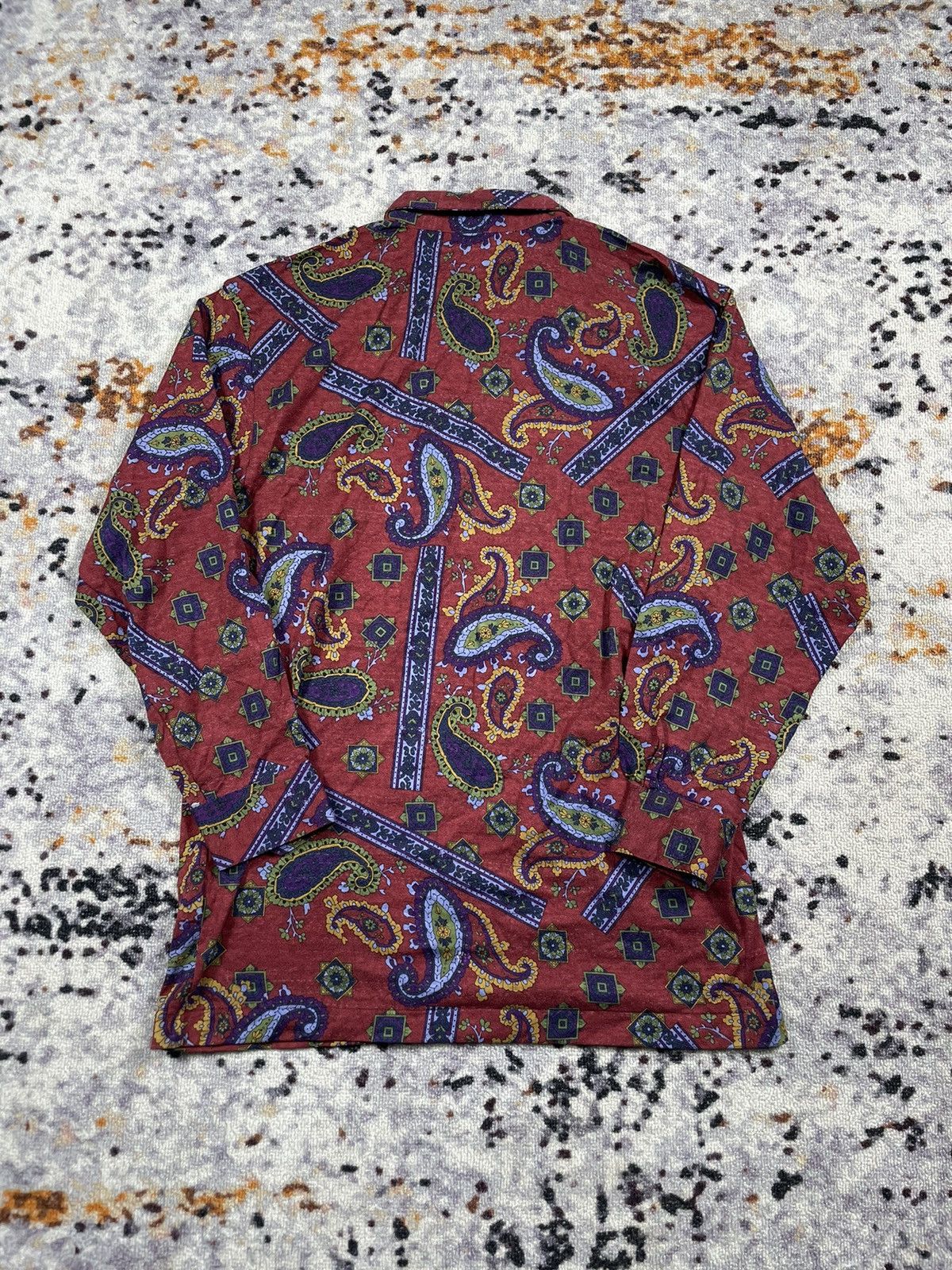 Balenciaga Rare Vintage Balenciaga bandana Polo Shirts Longsleeve Size US M / EU 48-50 / 2 - 2 Thumbnail