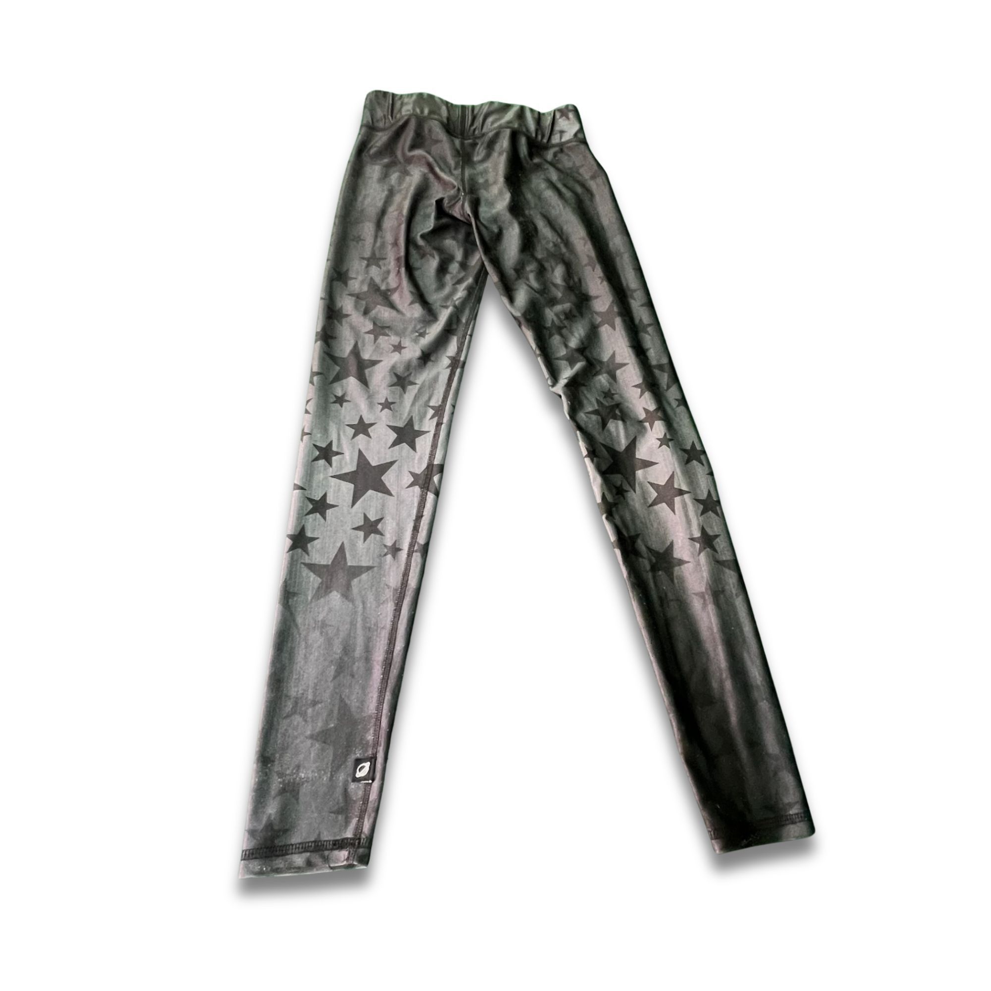 Other TEREZ Womens Steel Star Print Leggings Size Small Stylish Me Size 27" / US 4 / IT 40 - 2 Thumbnail