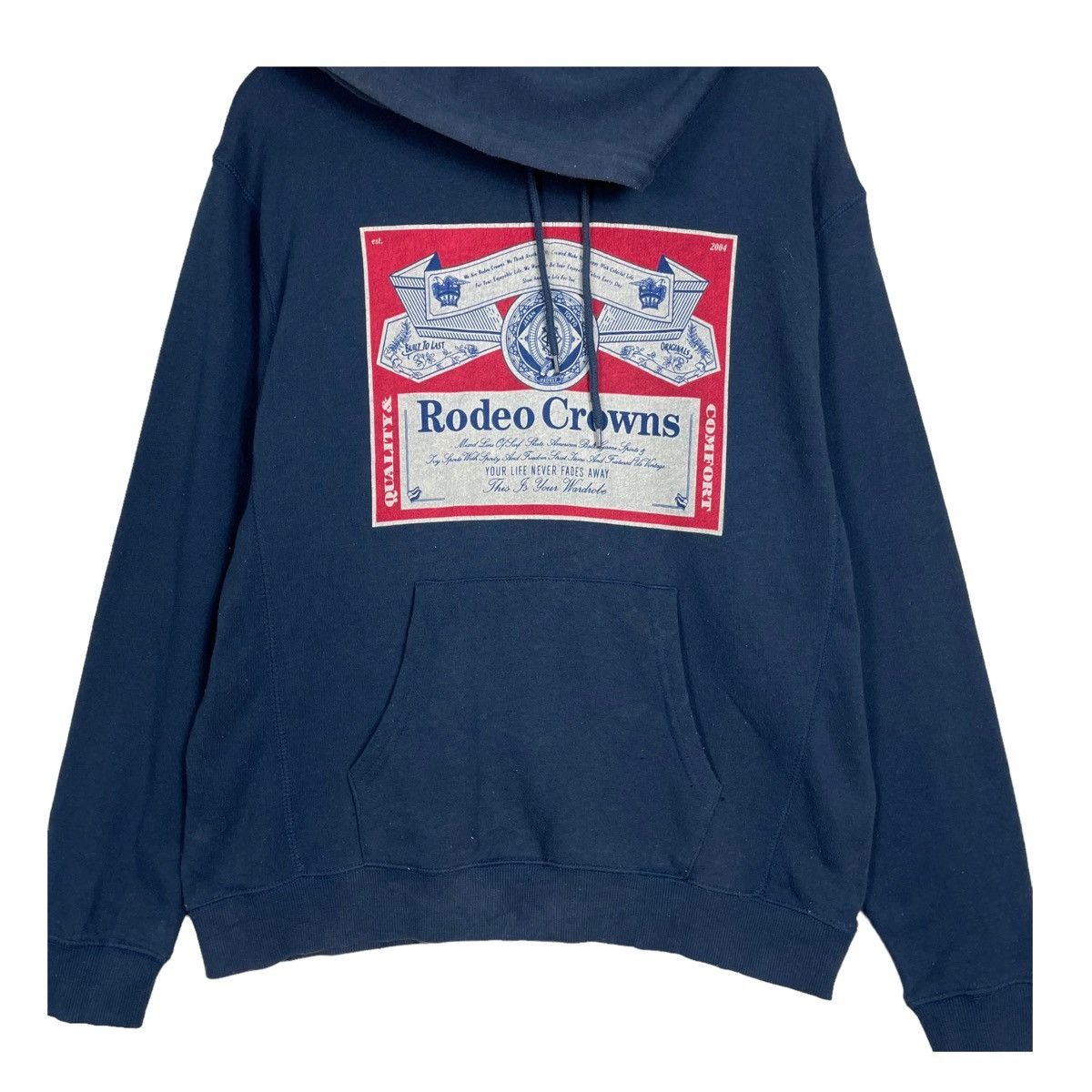 Budweiser × Japanese Brand STEAL💥RODEO CROWN PULLOVER HOODIE RIPOFF BUDWEISER Size US M / EU 48-50 / 2 - 5 Thumbnail