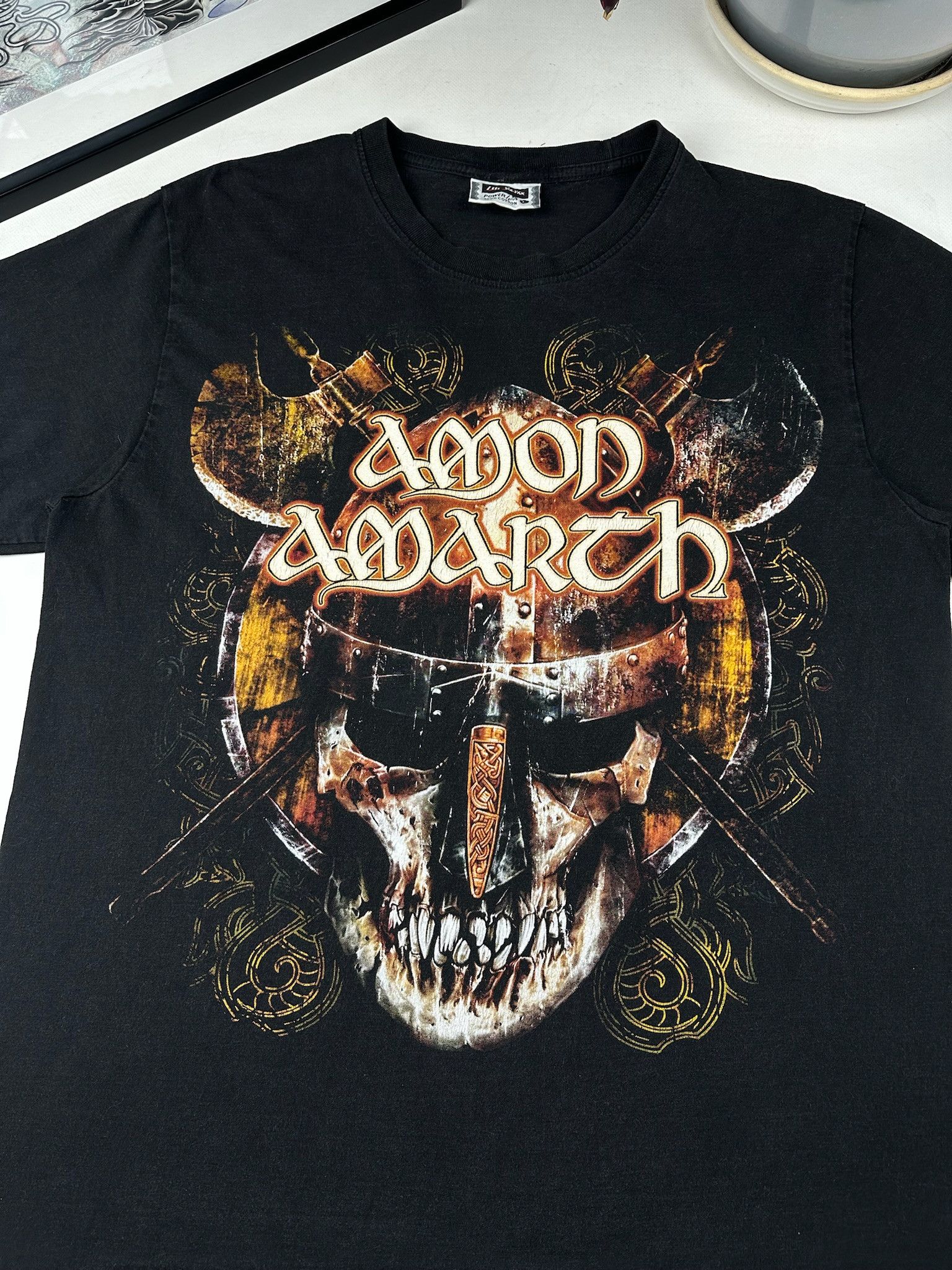 Band Tees Vintage Amon Amarth Band Death Metal Tee T-shirt Size US L / EU 52-54 / 3 - 2 Thumbnail