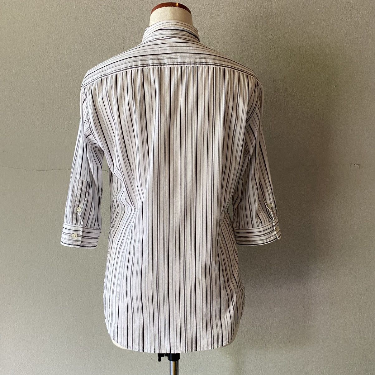 Tornado Mart TORNADO MART Striped 3/4 Sleeve Shirt Size L / US 10 / IT 46 - 24 Thumbnail
