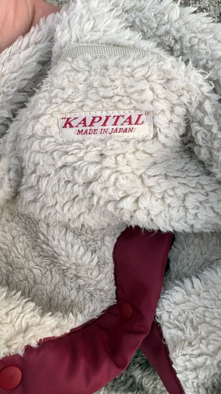Kapital 2022 Fall/Winter Kapital Thunder Virgin Mary Pattern Fleece Size US L / EU 52-54 / 3 - 5 Thumbnail