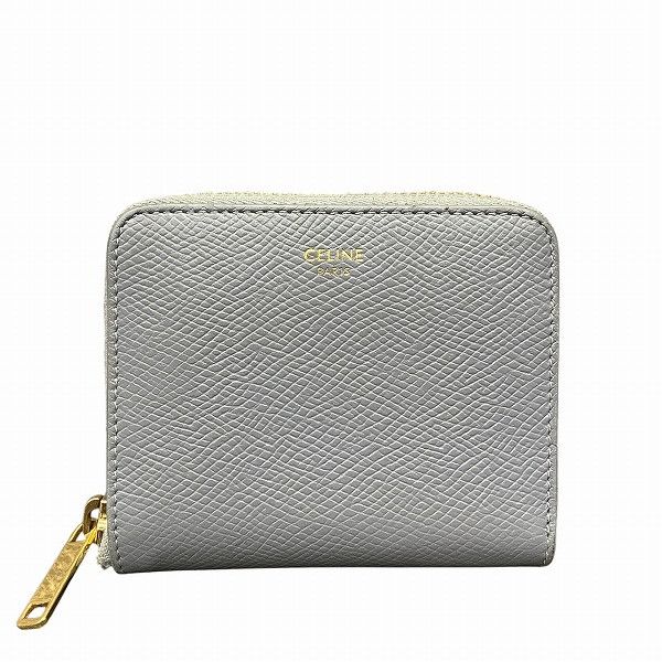 Celine Celine Celine Small Zip Wallet Essential Leather Wallet Leather Short Wallet 10L20 DUTY FREE for USA Size ONE SIZE - 1 Thumbnail