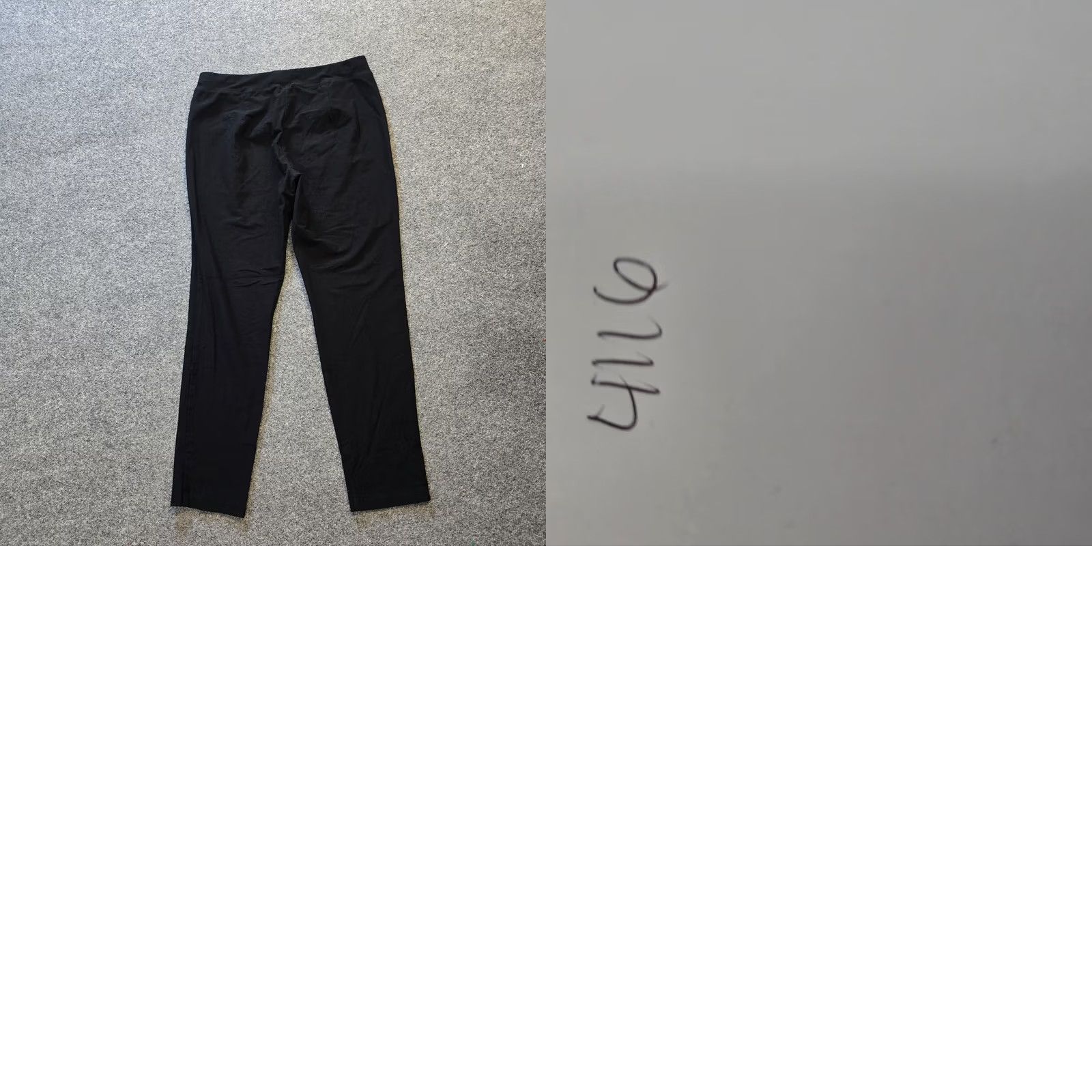 Eileen Fisher Eileen Fisher Pants Womens XS Black Elastic Waist Stretch Slim Crepe Casual Size 26" / US 2 / IT 38 - 8 Thumbnail