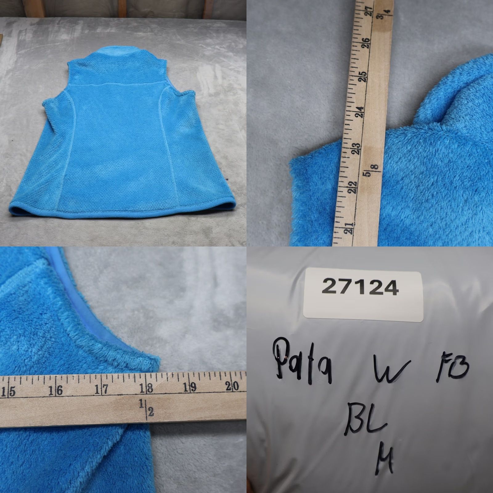 Patagonia Patagonia Re-Tool Vest Women M Blue Polartec Fleece Full Zip Outdoor Hiking Size M / US 6-8 / IT 42-44 - 9 Thumbnail