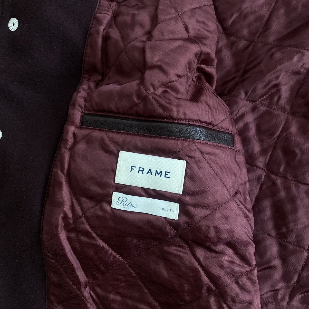Frame Ritz Carlton Paris Frame Varsity Bomber Jacket Coat Size US XL / EU 56 / 4 - 2 Thumbnail
