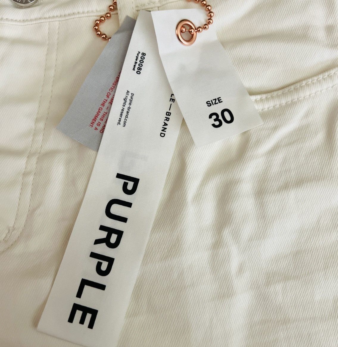 Purple Brand Purple Brand Jeans Men Patent Cargo Bootcut White Size 30/32 Size US 30 / EU 46 - 7 Thumbnail