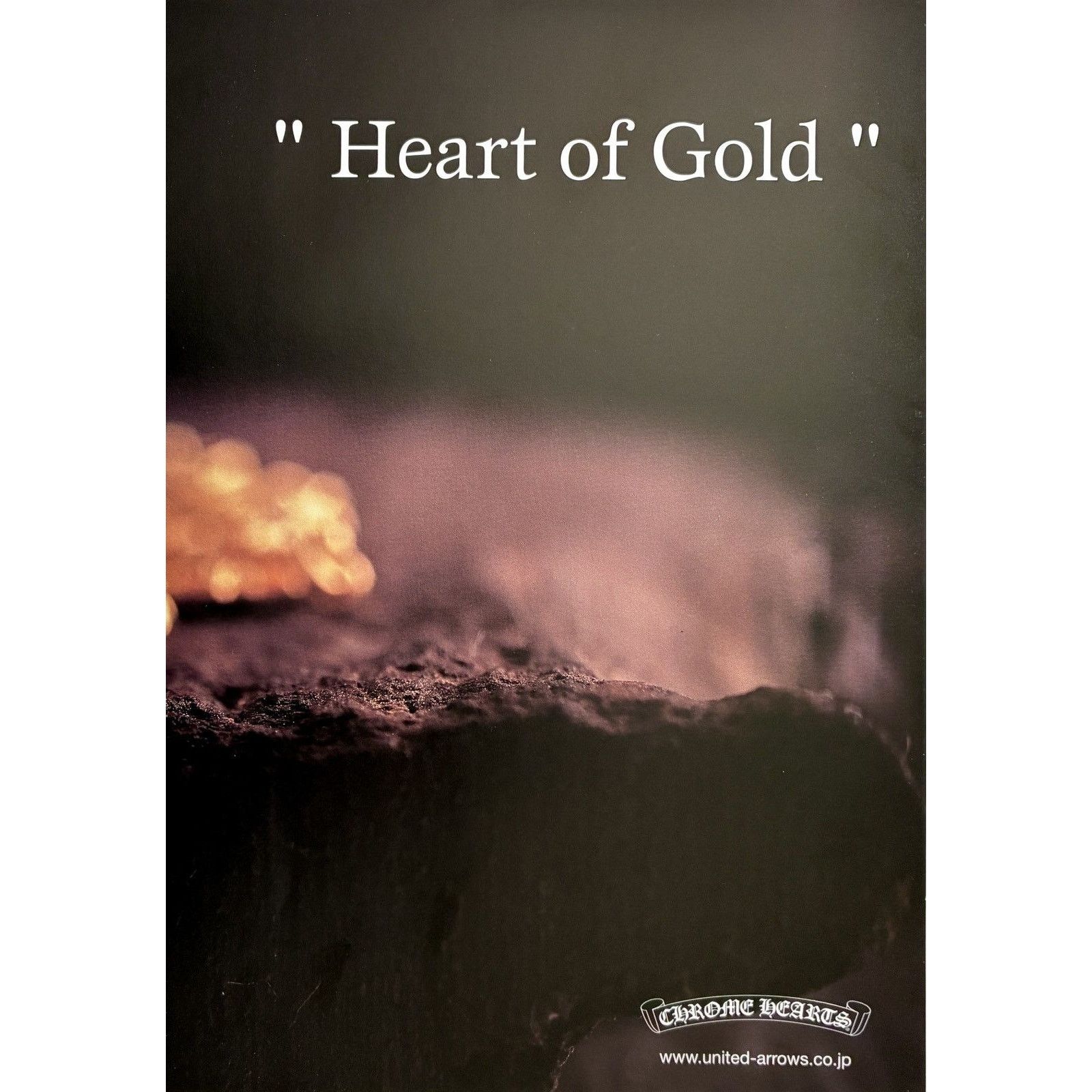 Chrome Hearts × Japanese Brand × Vintage Chrome Hearts heart of gold Framed poster 8x11 Size ONE SIZE - 2 Thumbnail