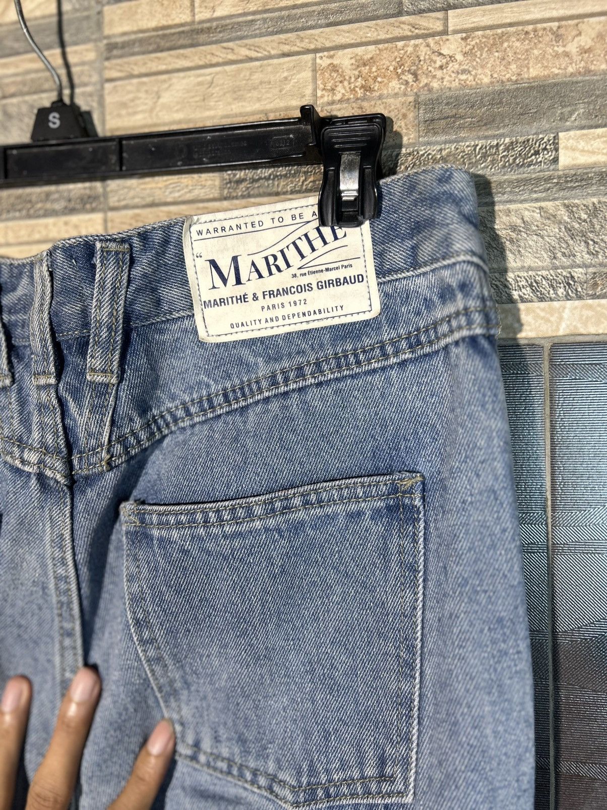 Marithe + Francois Girbaud Vintage Maritthe Francois Girbaud denim pant Size US 27 - 4 Thumbnail