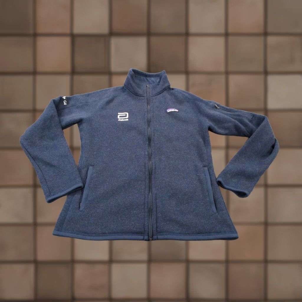 Patagonia Patagonia Jacket Women M Blue Better Sweater Fleece Windbreaker Outdoor Casual Zip Pockets Embroidered Logo 90s style Mens Women Size M / US 6-8 / IT 42-44 - 1 Thumbnail