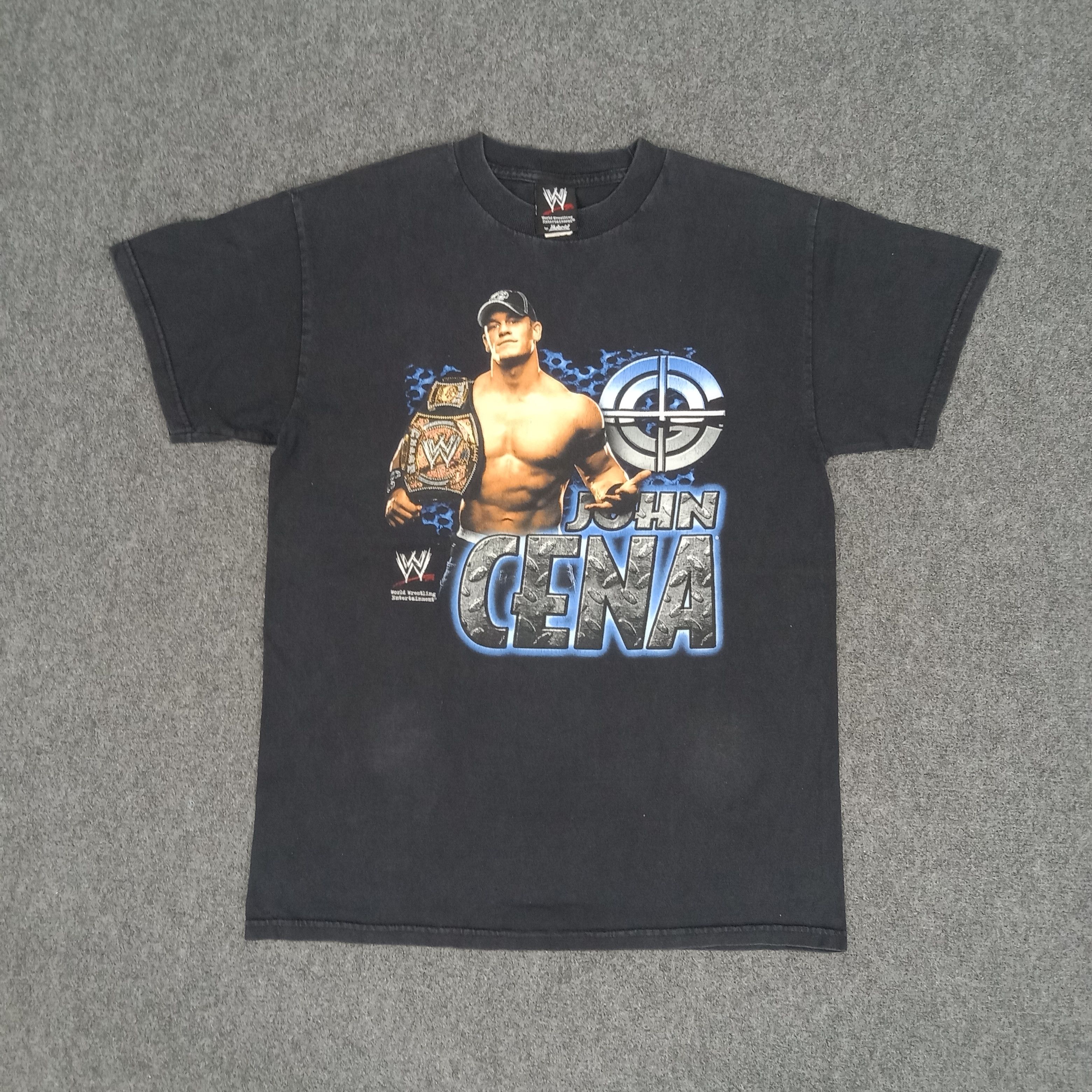 Vintage × WWE × WWF John Cena WWE American Wrestling Sports Tshirt Size US M / EU 48-50 / 2 - 1 Thumbnail