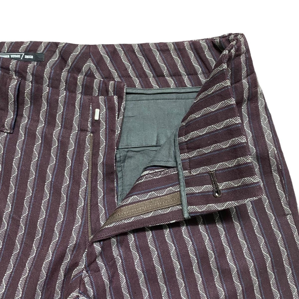 CABANE de ZUCCa Maiden Voyage Zucca Double Waist Wide Leg Trouser Size 27" / US 4 / IT 40 - 4 Thumbnail