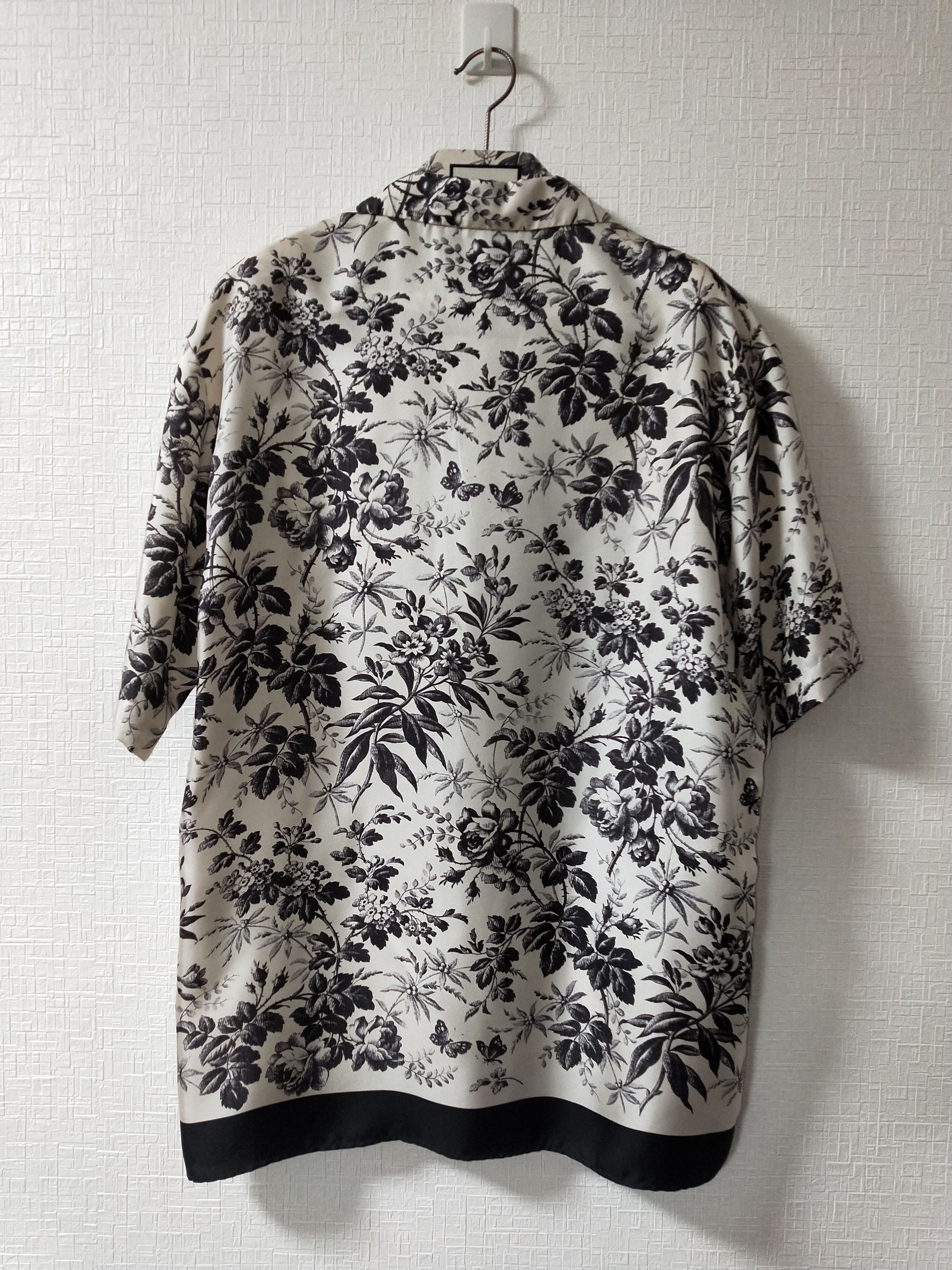 Gucci Blooms Floral Silk Shirt Size US M / EU 48-50 / 2 - 2 Thumbnail