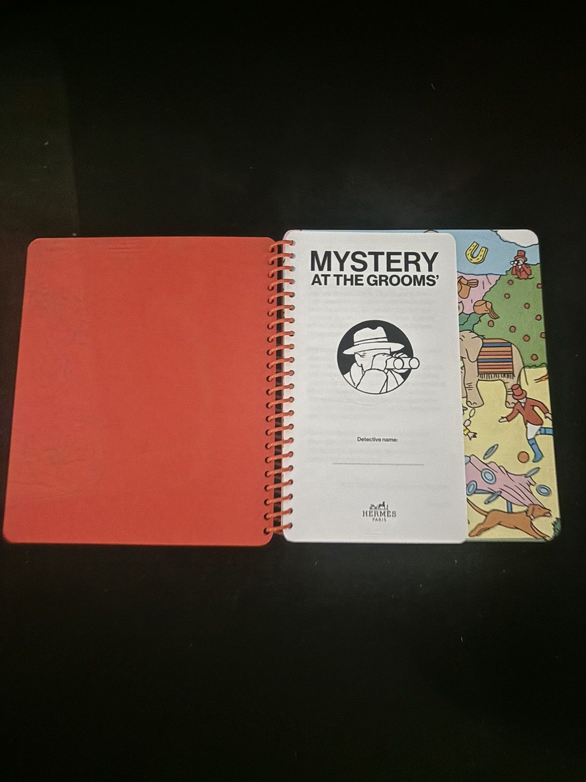 Hermes HERMES Gift Notebook / Coloring Book "Mystery At The Grooms" Size ONE SIZE - 4 Thumbnail