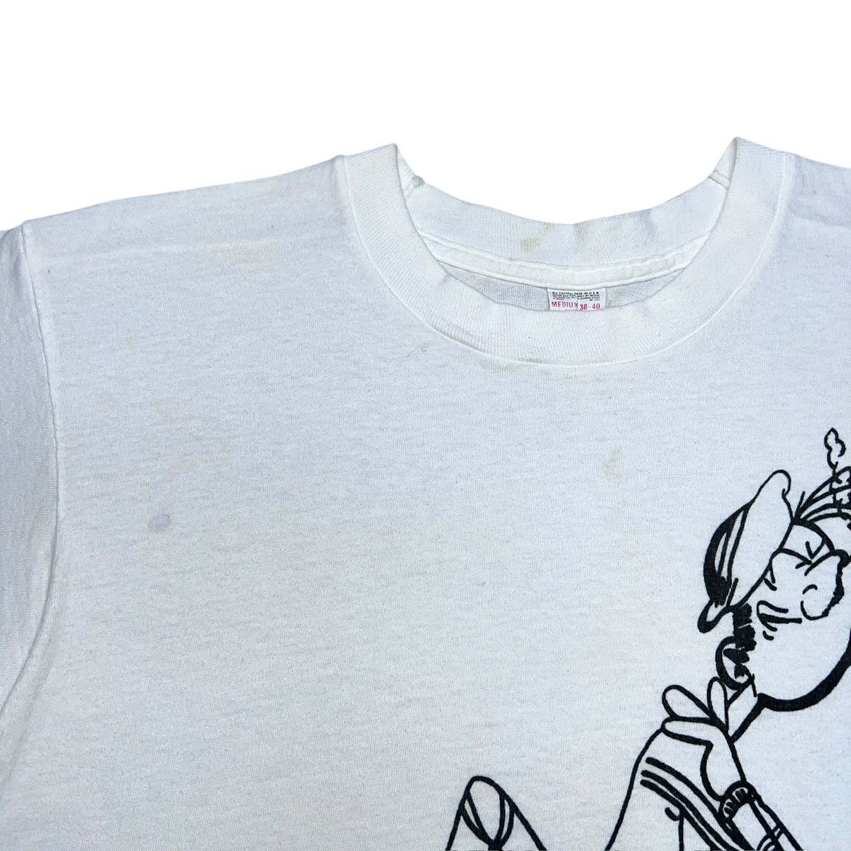 Other Vtg 80s Popeye The Sailor Man Olive Oyl Parody Sex T-Shirt Size US M / EU 48-50 / 2 - 5 Thumbnail