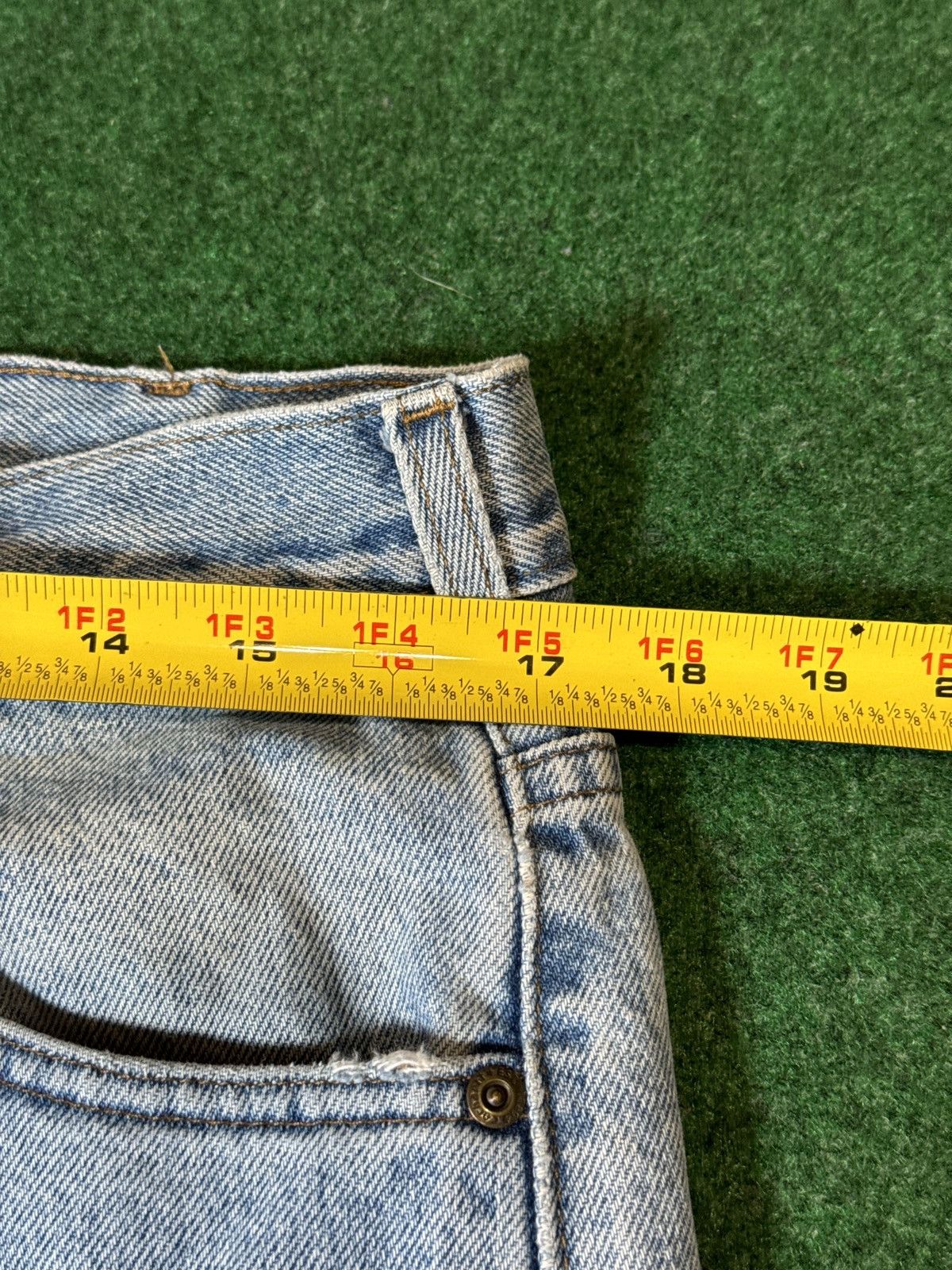 Carhartt Vintage 90s Y2K Carhartt Light Wash Regular Fit Denim Jeans Size US 34 / EU 50 - 5 Thumbnail