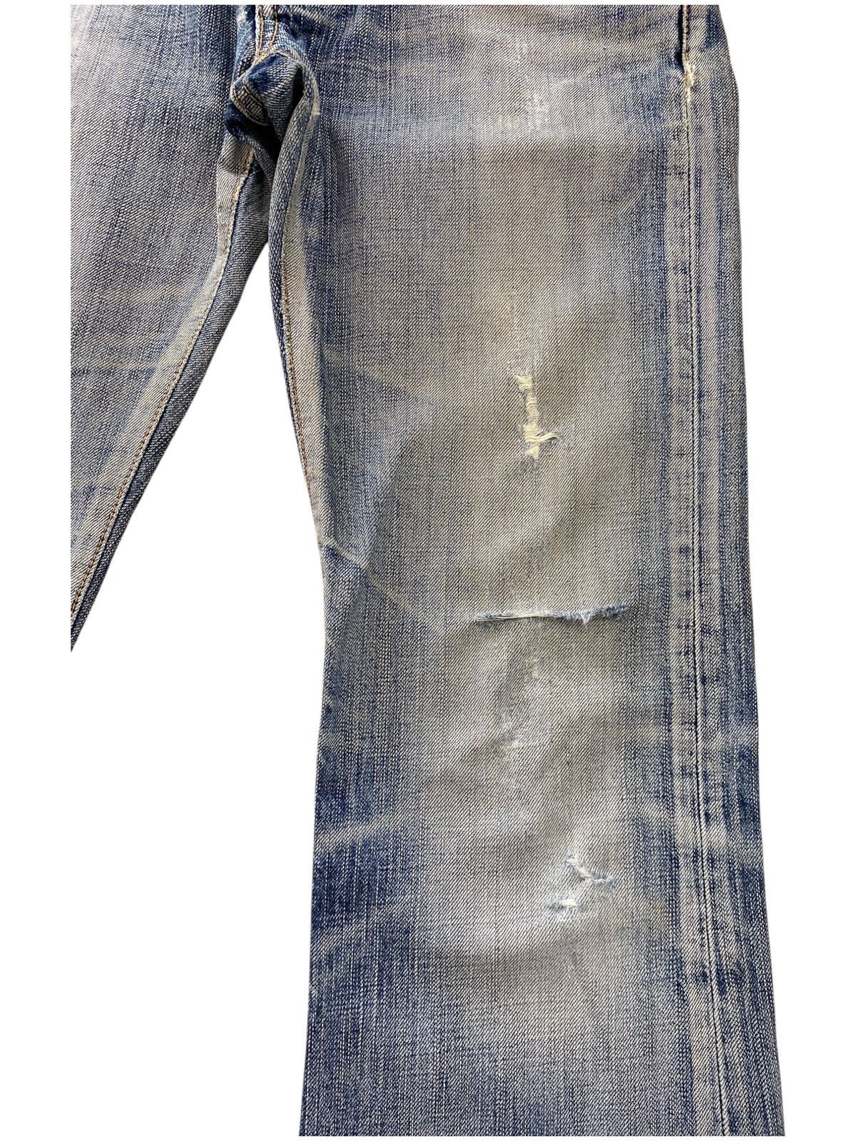 Edwin Edwin Brand Acid Blue Wash Ripped Style Jeans Size US 30 / EU 46 - 8 Thumbnail