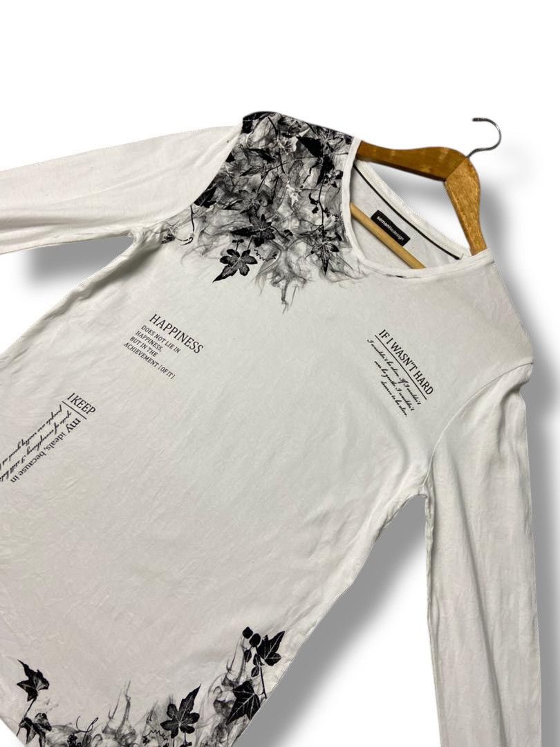 semanticdesign SemanticDesign Poem & Art Design Long Sleeve Shirt (142) Size US M / EU 48-50 / 2 - 3 Thumbnail