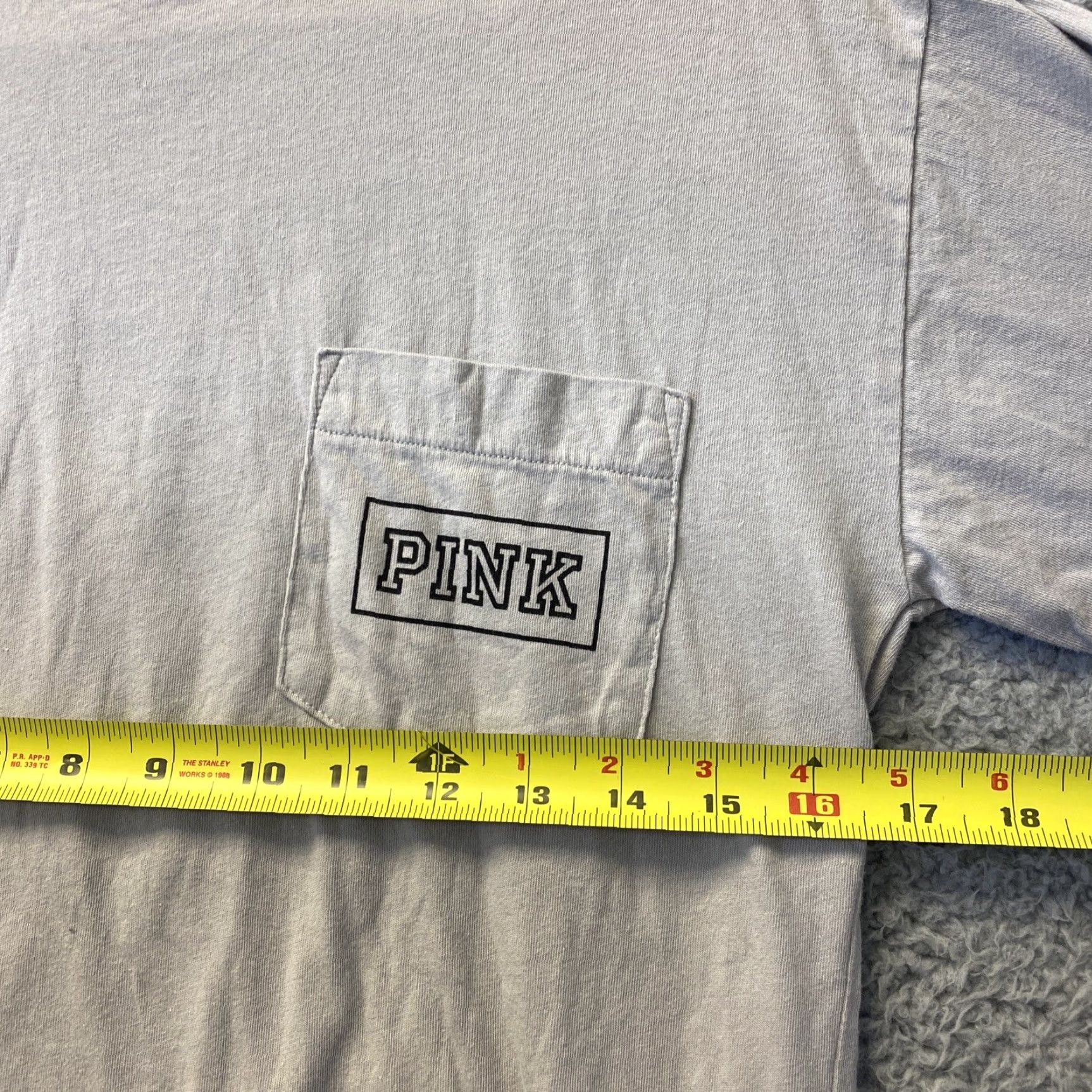 Pinko PINK Victoria's Secret Shirt Long Sleeve Women XS Gray T-Shirt 39-7 All Seasons Casual Size XS / US 0-2 / IT 36-38 - 5 Thumbnail