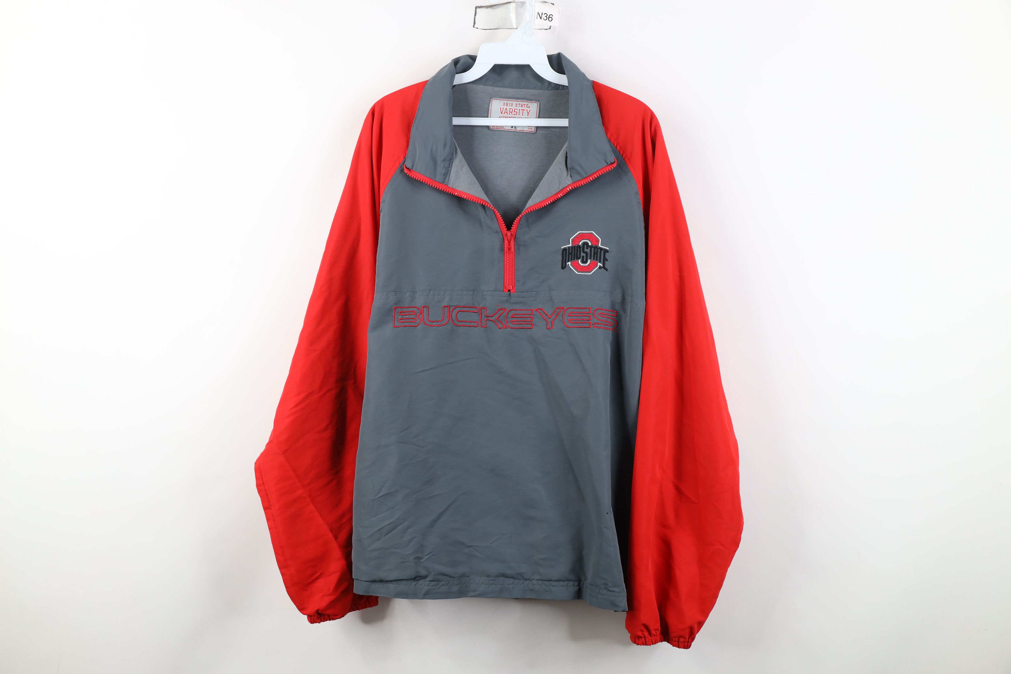 Vintage Vintage 90s Y2K Ohio State University Windbreaker Jacket Size US XL / EU 56 / 4 - 1 Thumbnail