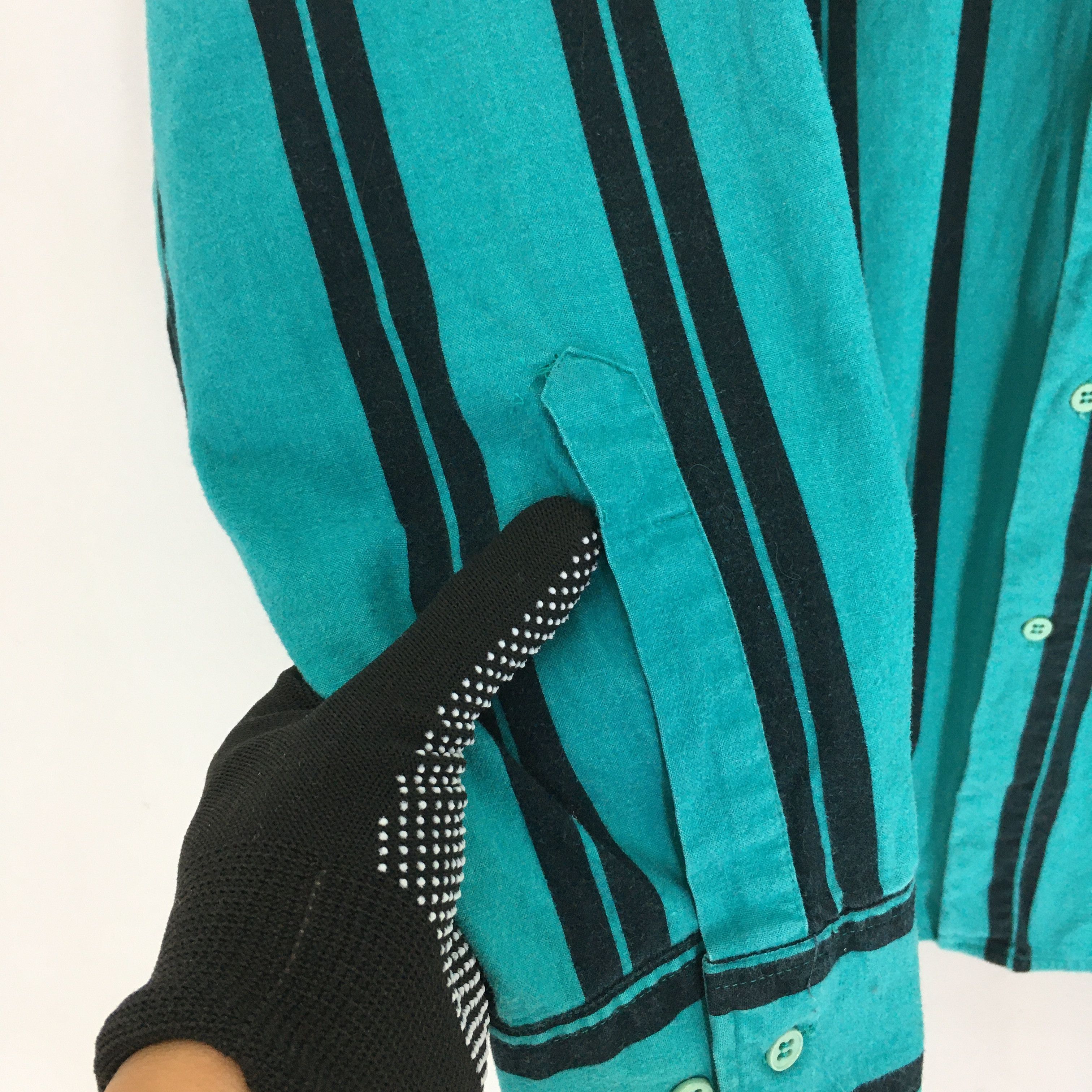 Sears × Vintage Vintage Sears Pour Homme Vertical Stripes Flannel XLarge Size US XL / EU 56 / 4 - 5 Thumbnail