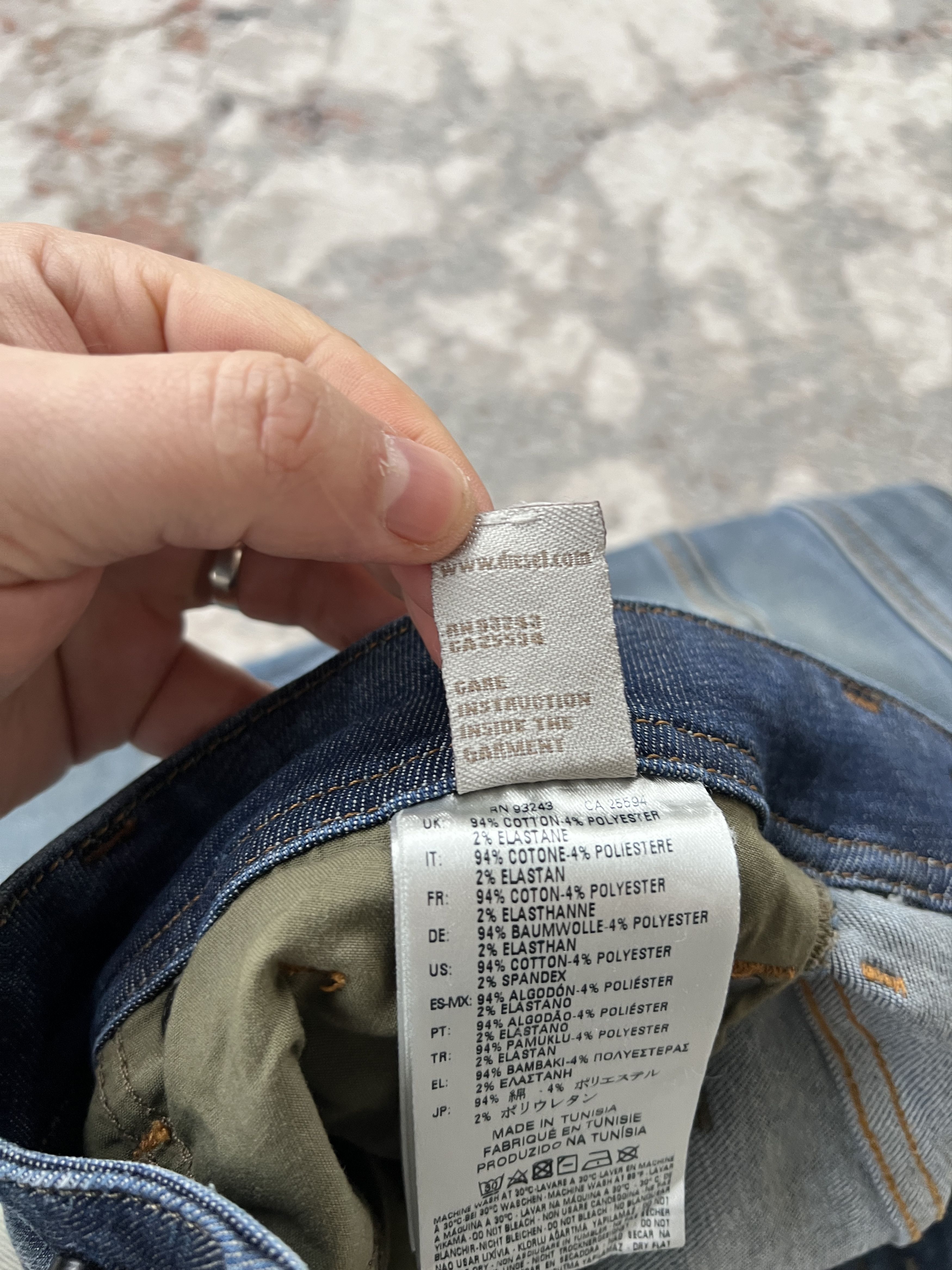 Diesel Diesel Sleenker Slim Skinny Jeans Size US 31 - 9 Thumbnail