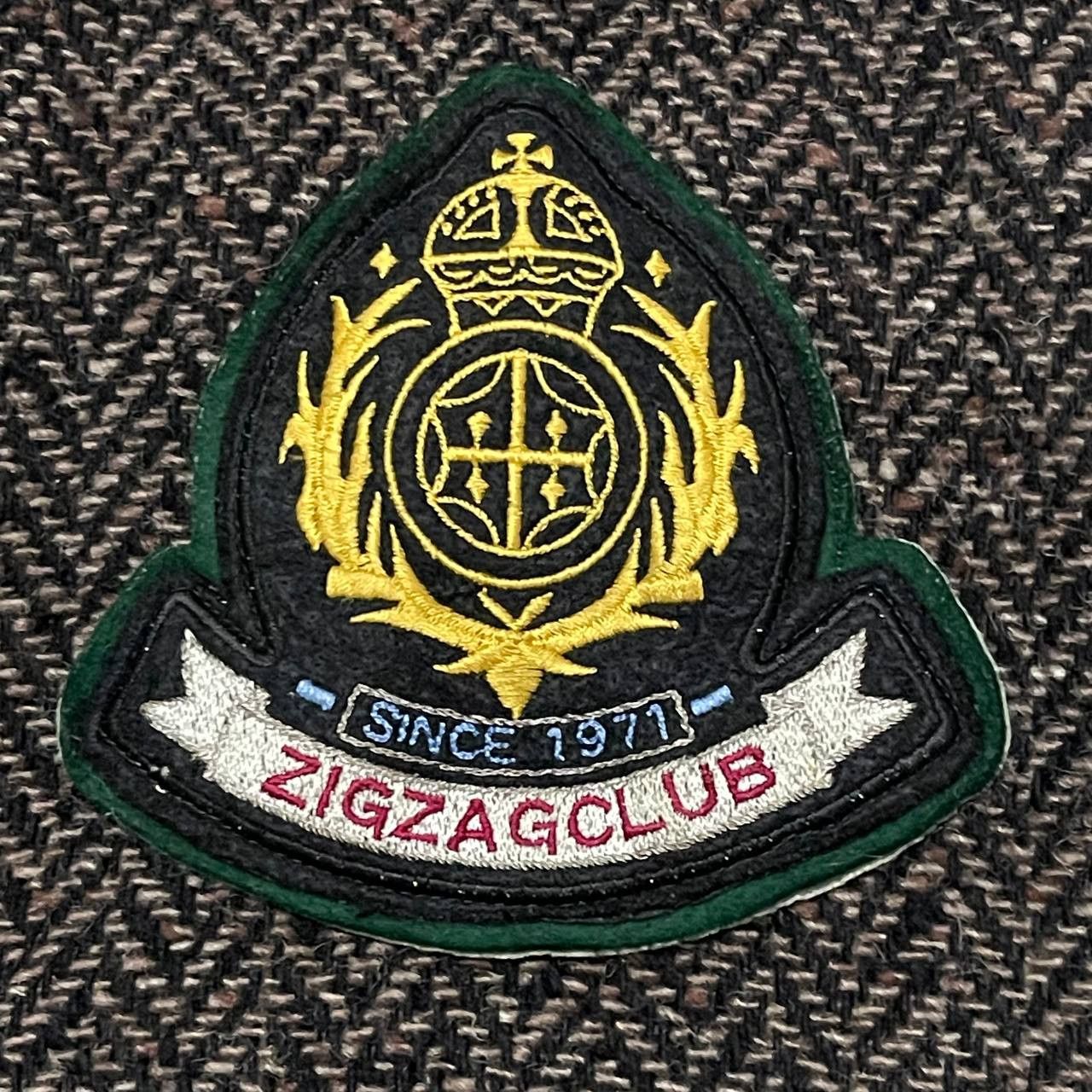 Japanese Brand Vintage Zigzag Club Wool Bomber Jacket Size US M / EU 48-50 / 2 - 8 Thumbnail