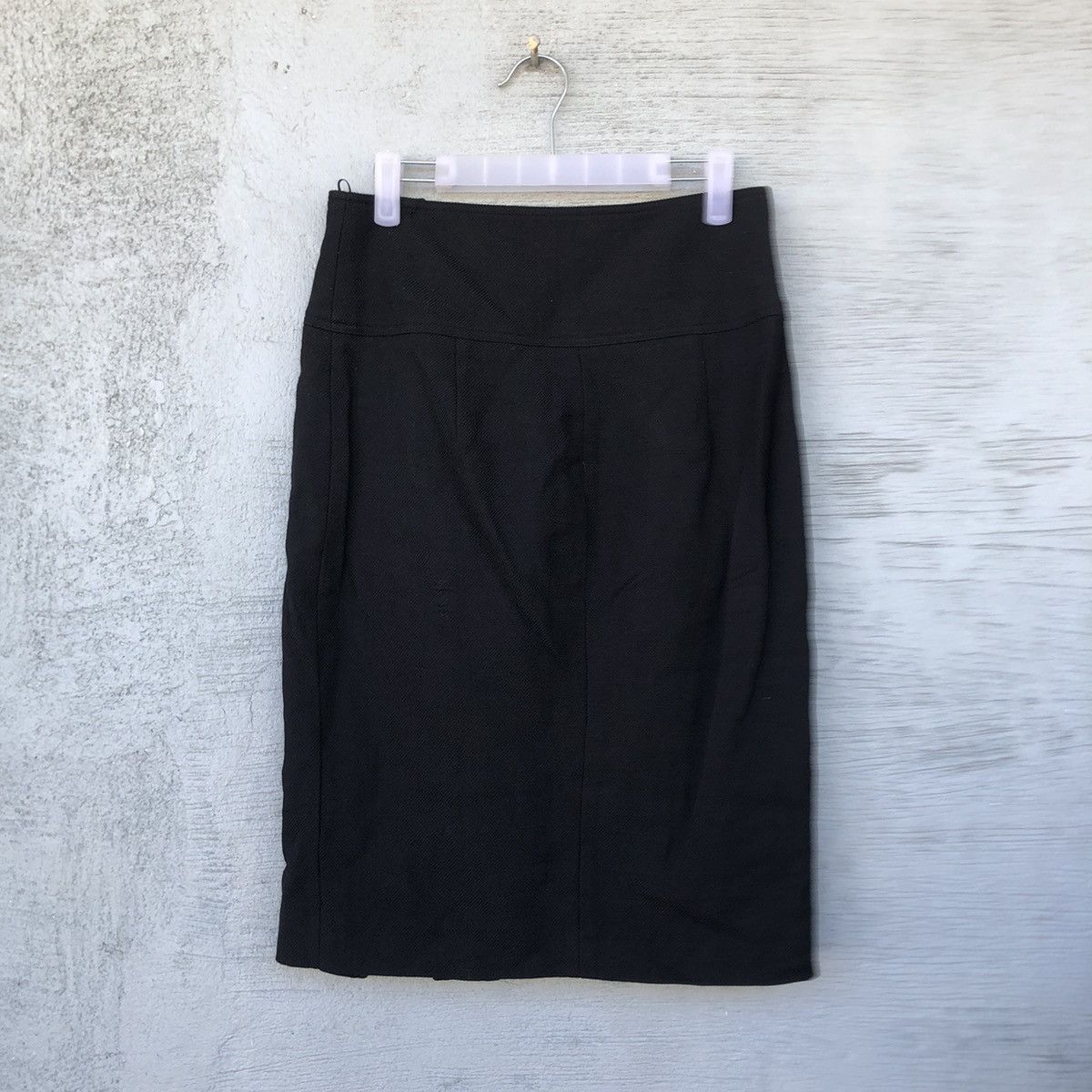 Tom Ford TOM FORD Black wool midi skirt Size 27" / US 4 / IT 40 - 11 Thumbnail