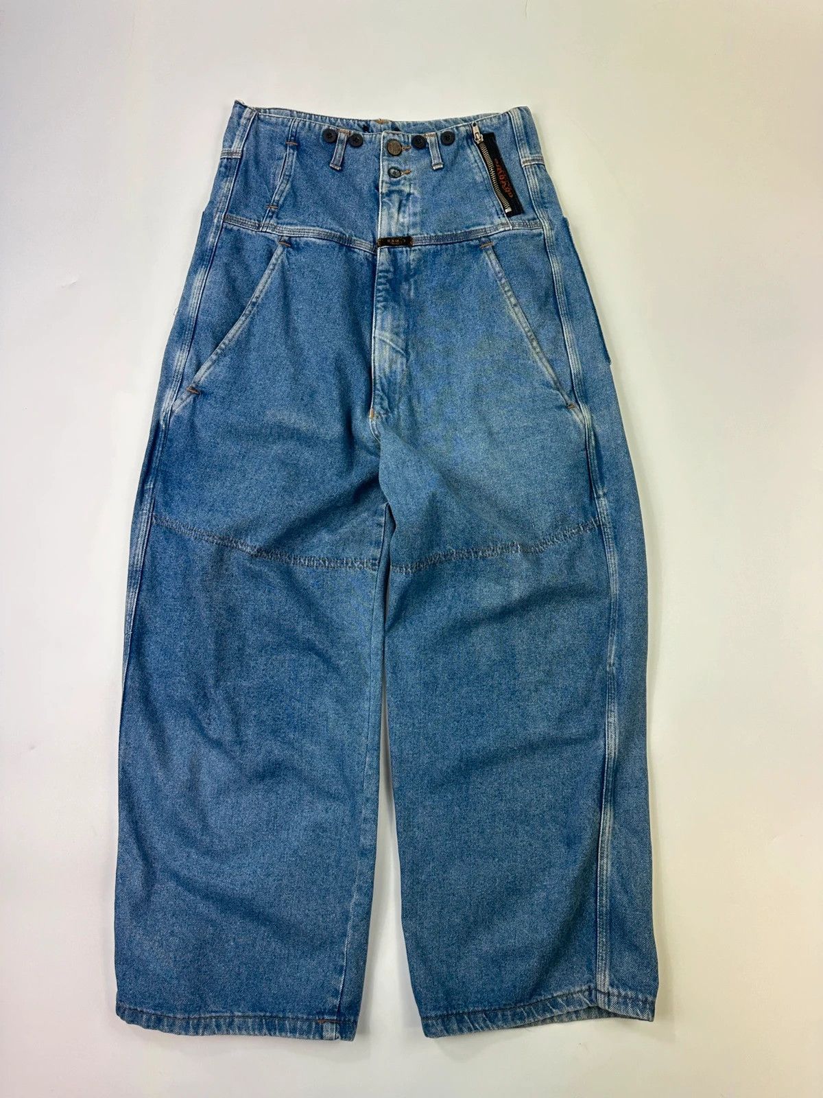 Marithe + Francois Girbaud Marithé + François Girbaud 80’s High Waisted Wide Legs Size US 32 / EU 48 - 1 Thumbnail