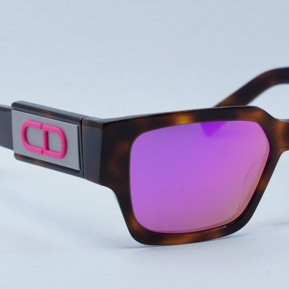Dior 🕶️ New Dior CD SU 26N7 Sunglasses - Brown Tortoiseshell Size ONE SIZE - 8 Thumbnail