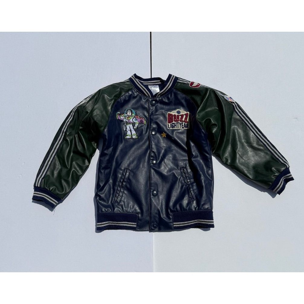 Disney Buzz Lightyear Leather Jacket Size M / US 6-8 / IT 42-44 - 1 Thumbnail
