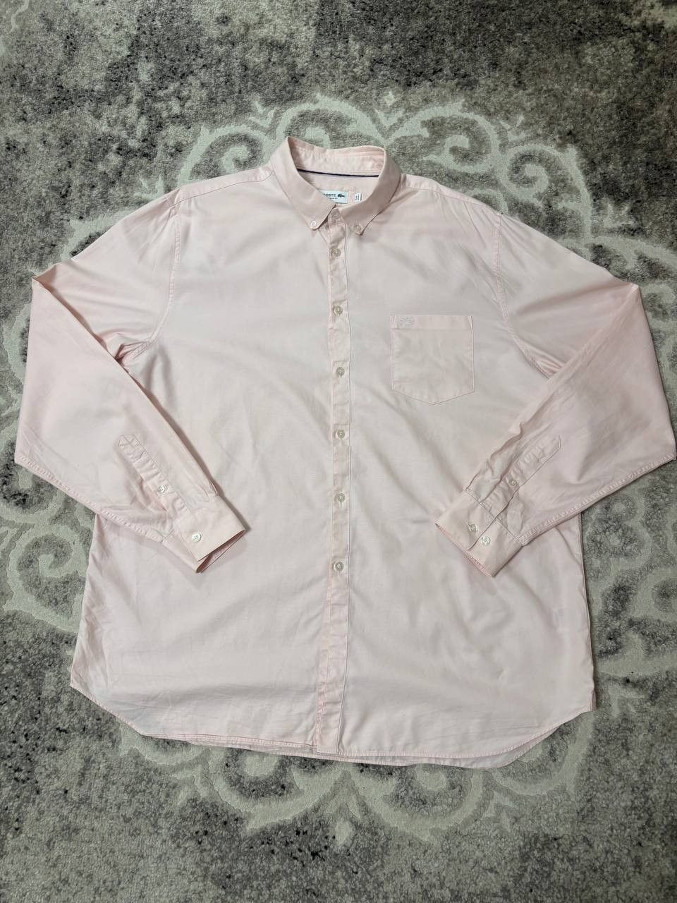 Lacoste Men's classic pink long-sleeved shirt Lacoste Size 46/XXL Size US XXL / EU 58 / 5 - 2 Thumbnail