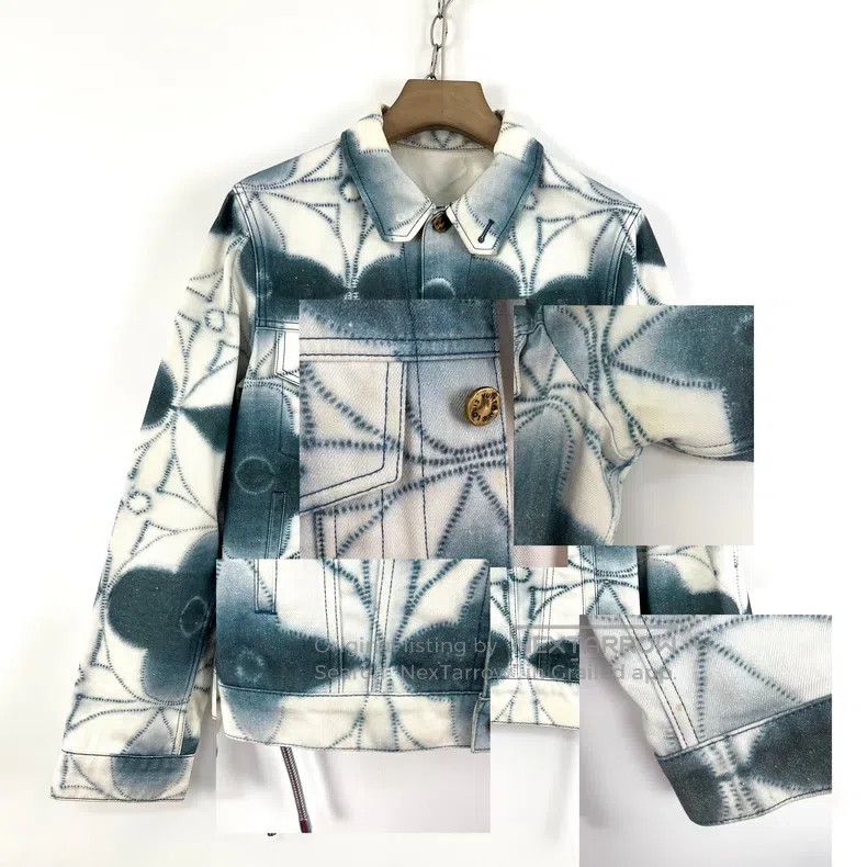 Louis Vuitton Louis Vuitton Skein printed lapel denim jacket Size US S / EU 44-46 / 1 - 7 Thumbnail