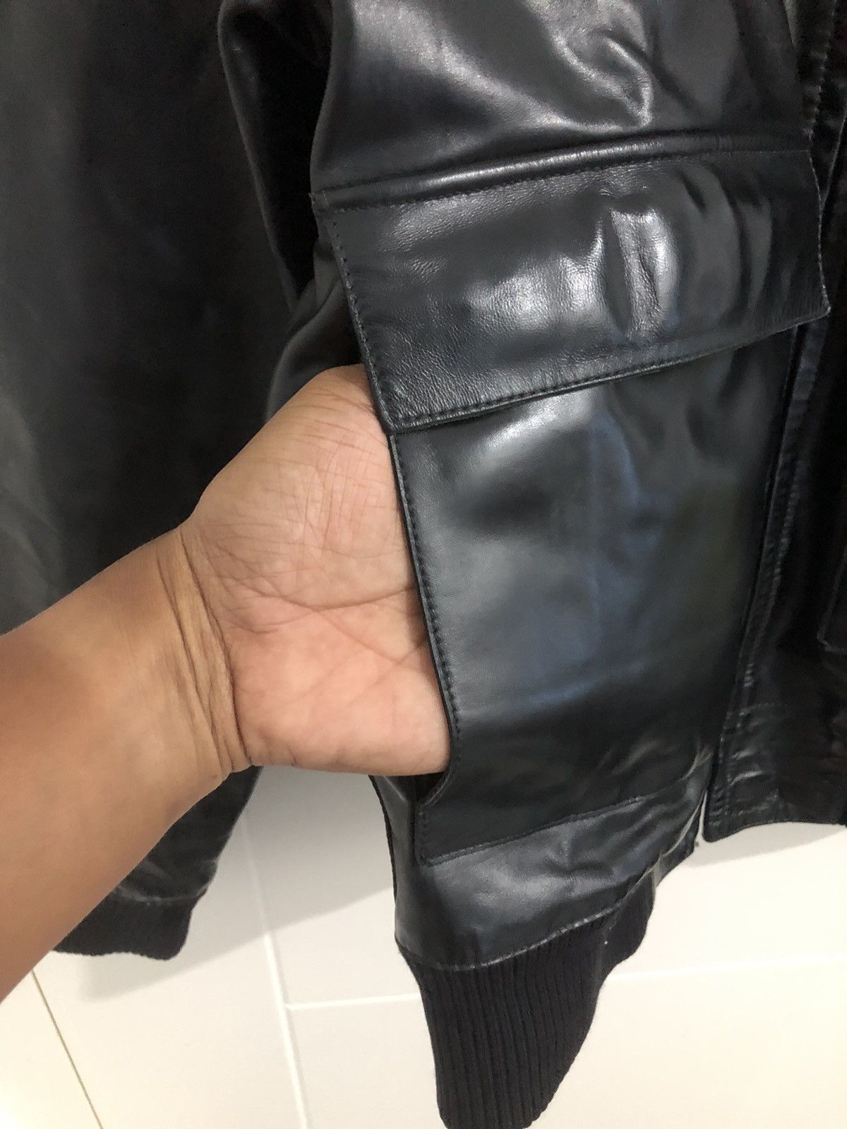 Katharine Hamnett London Y2K KATHARINE HAMNETT HORSE LEATHER JACKET (UNISEX) Size US S / EU 44-46 / 1 - 6 Thumbnail