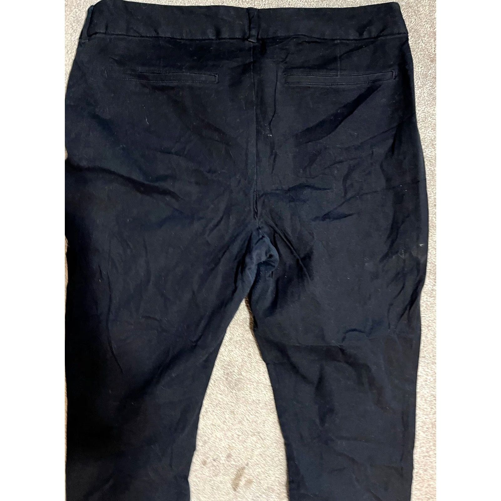 Old Navy Old Navy Black Pixie Skinny Ankle Pants Women 18 Tall Pockets Slim Cotton Blend Flat Front Zip Front Machine Washable Size 40" / US 18 - 4 Thumbnail