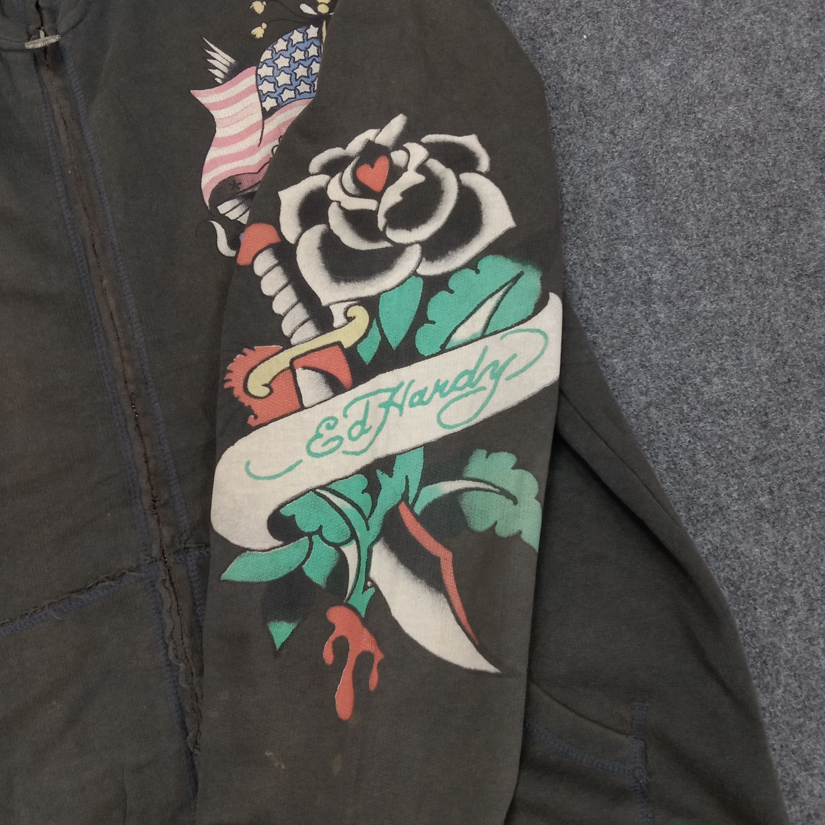 Christian Audigier × Ed Hardy × Vintage ED HARDY Designer Christian Audigier Sweaters Size US M / EU 48-50 / 2 - 6 Thumbnail