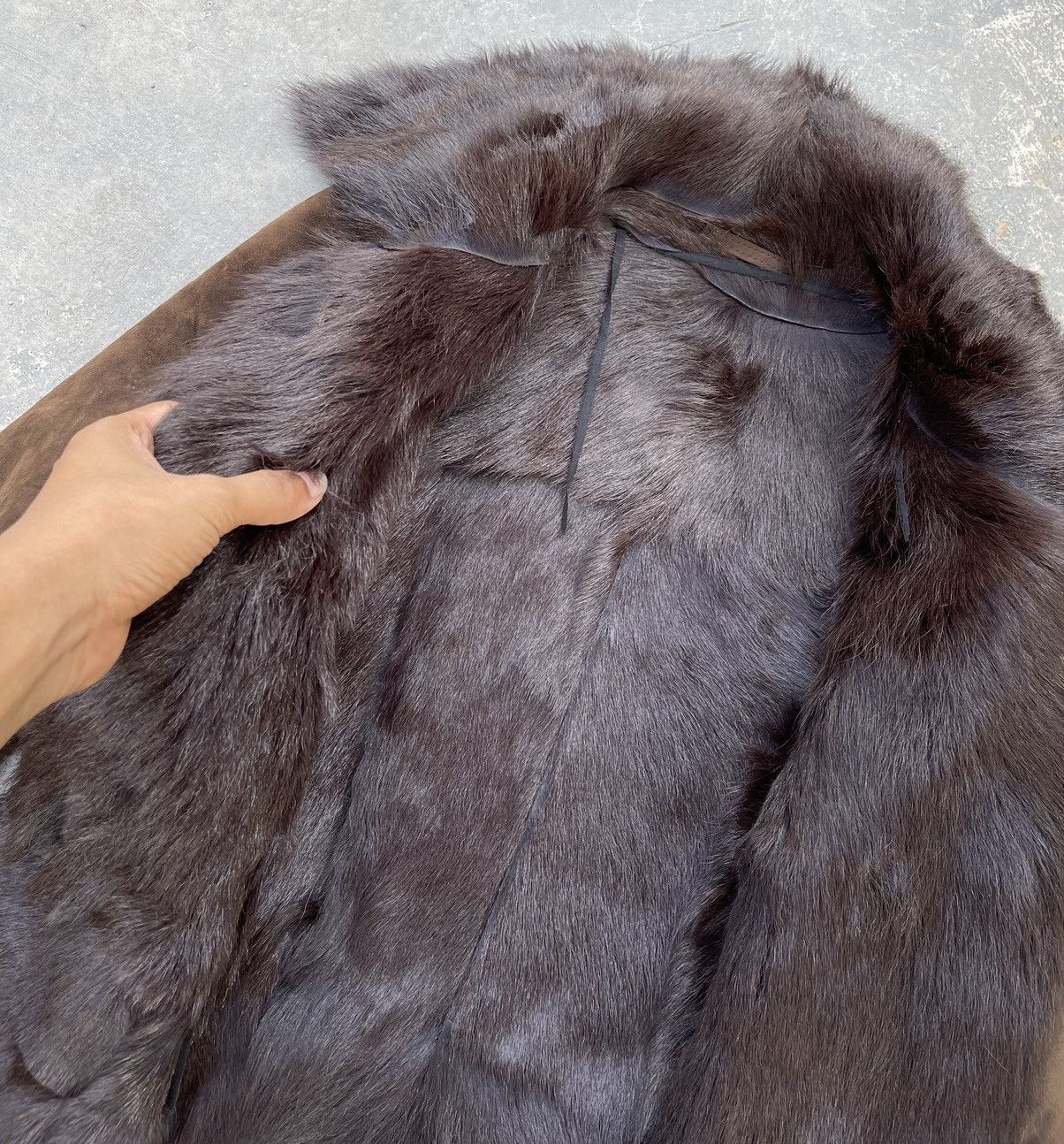 Burberry 🔥BURBERRY BLUE LABEL FAUX FUR LINING SHEEPSKIN LEATHER COAT Size S / US 4 / IT 40 - 17 Thumbnail
