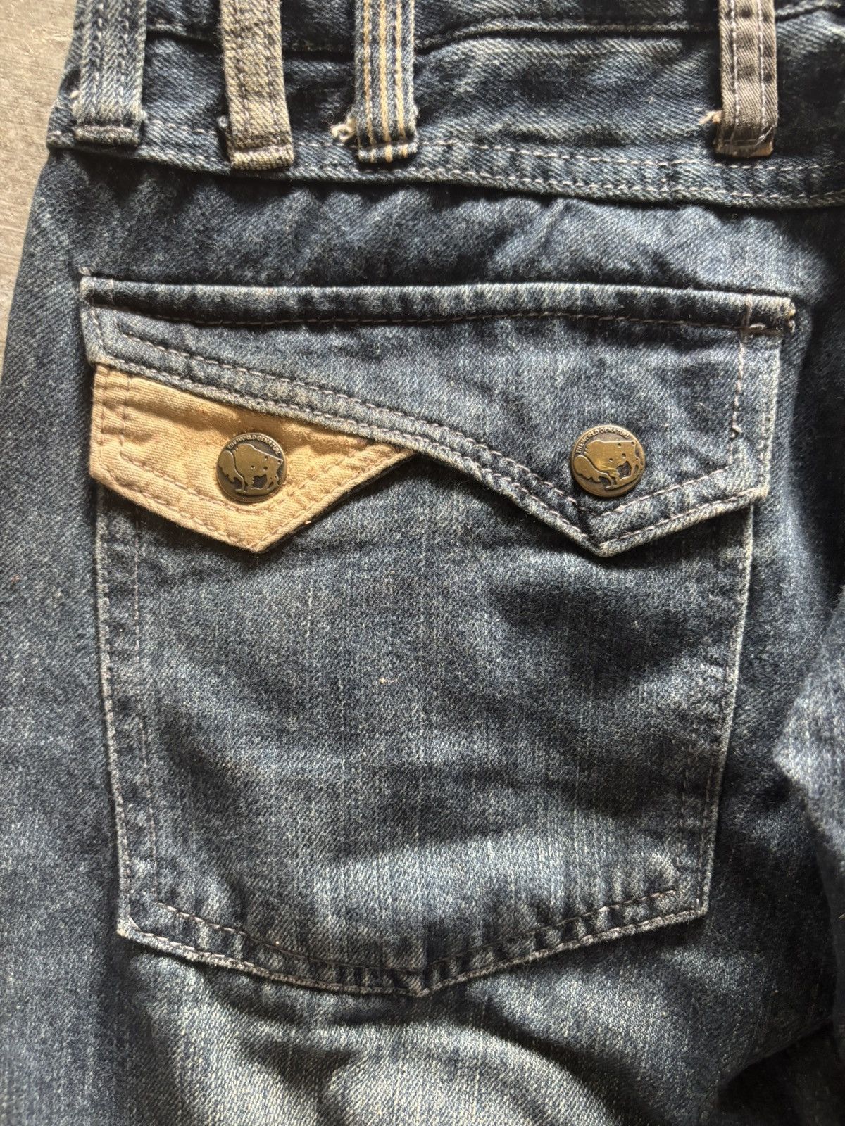 Hysteric Glamour SICK DOUBLE WAIST JAPANESE DENIM SKULL BUTTON Size US 32 / EU 48 - 17 Thumbnail