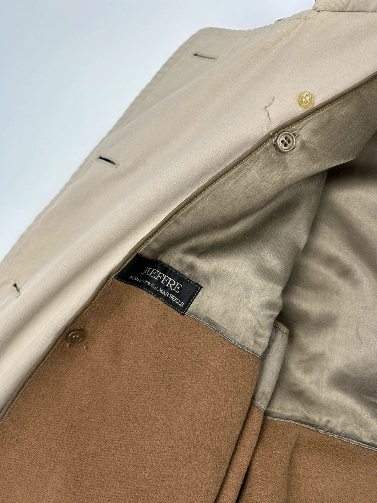 Burberry Burberrys 80’s Beige Trench Coat Jacket Double Breasted Size US L / EU 52-54 / 3 - 11 Thumbnail