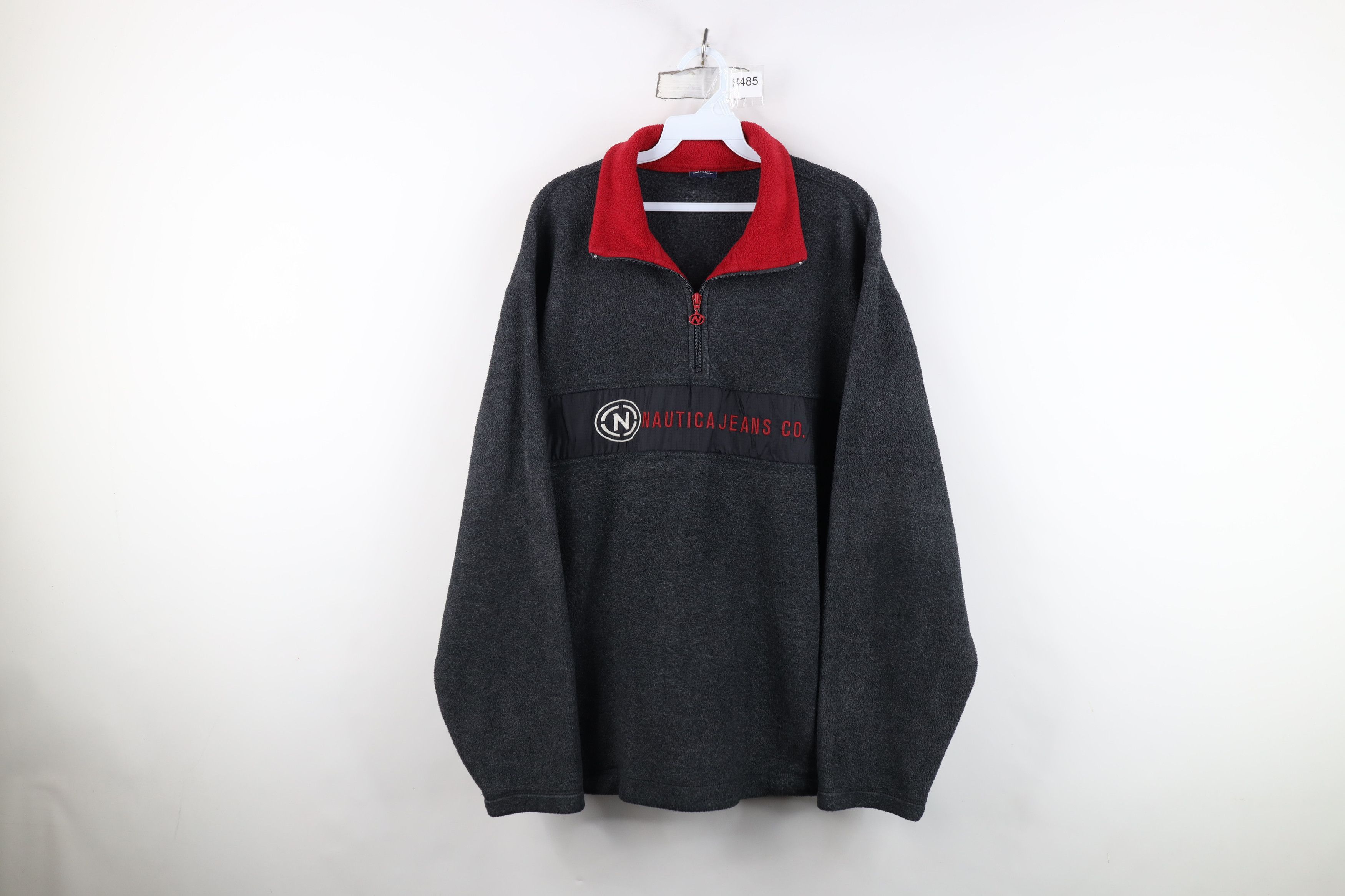 Nautica Vintage 90s Nautica Spell Half Zip Fleece Pullover Sweater Size US XL / EU 56 / 4 - 1 Thumbnail