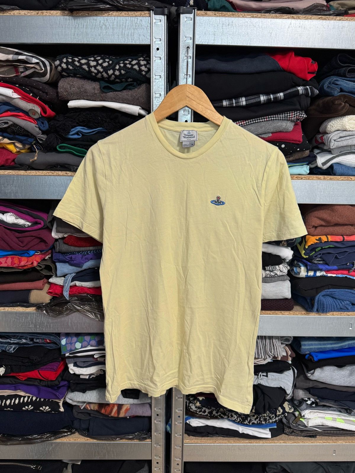 Vivienne Westwood Vivienne Westwood Man Orb Logo T-Shirt Light Yellov Size M Size US M / EU 48-50 / 2 - 1 Thumbnail