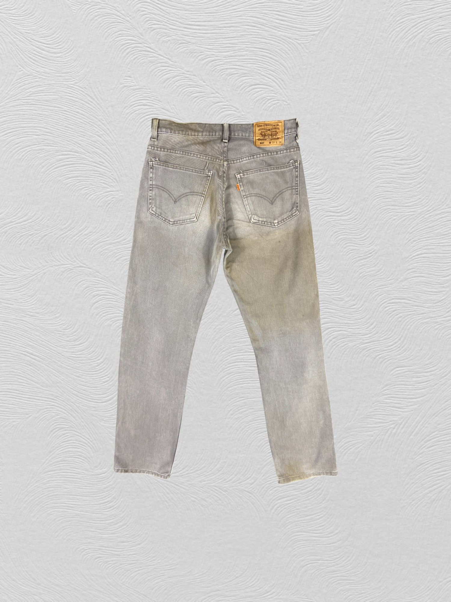 Levi's Light Grey Vintage Levi's 607 Orange Tab Denim -JN2010 Size US 30 / EU 46 - 2 Thumbnail